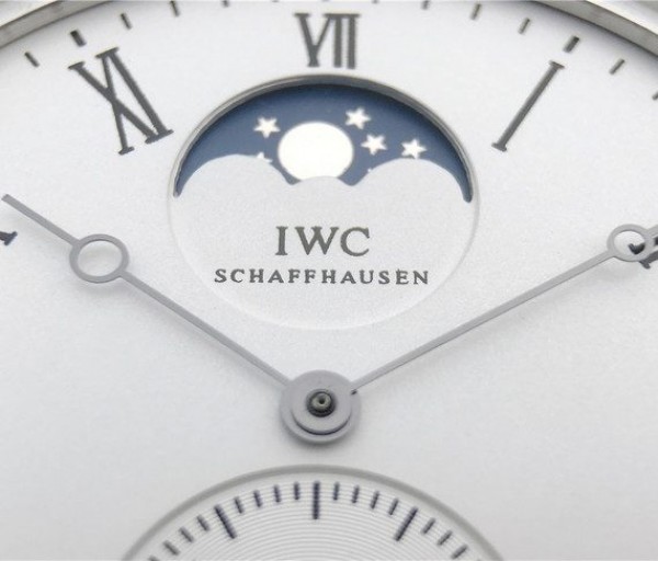Replica IWC Vintage IW544805 White Dial Black Leather Strap - Top club
