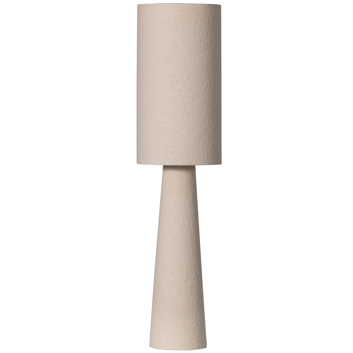 WOOOD Loft Tafellamp - Metaal Bouclé - Naturel - 90xØ22 cm