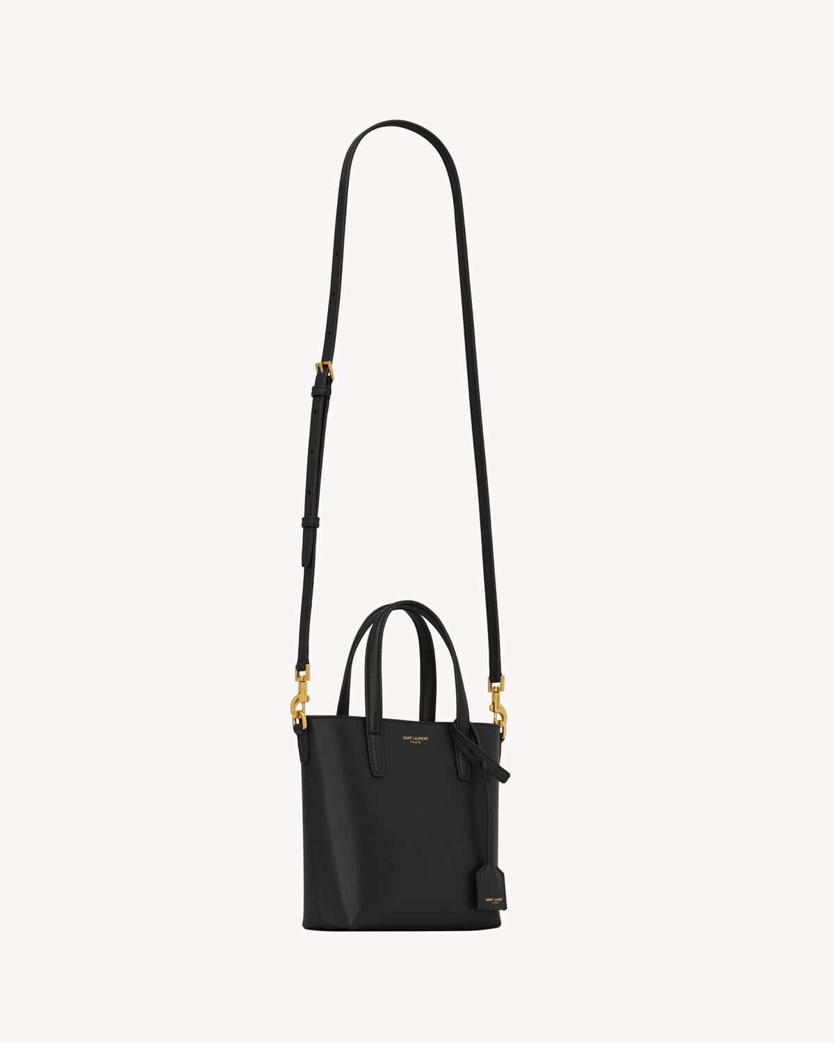 Replicate YSL Mini Toy Shopping Saint Laurent in Box Leather(1:1 replica)