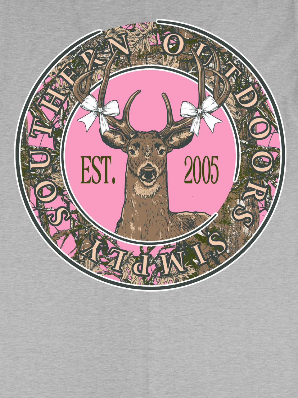 YTH-SS-DEER-HTHRGRY - Simply Southern Outlet