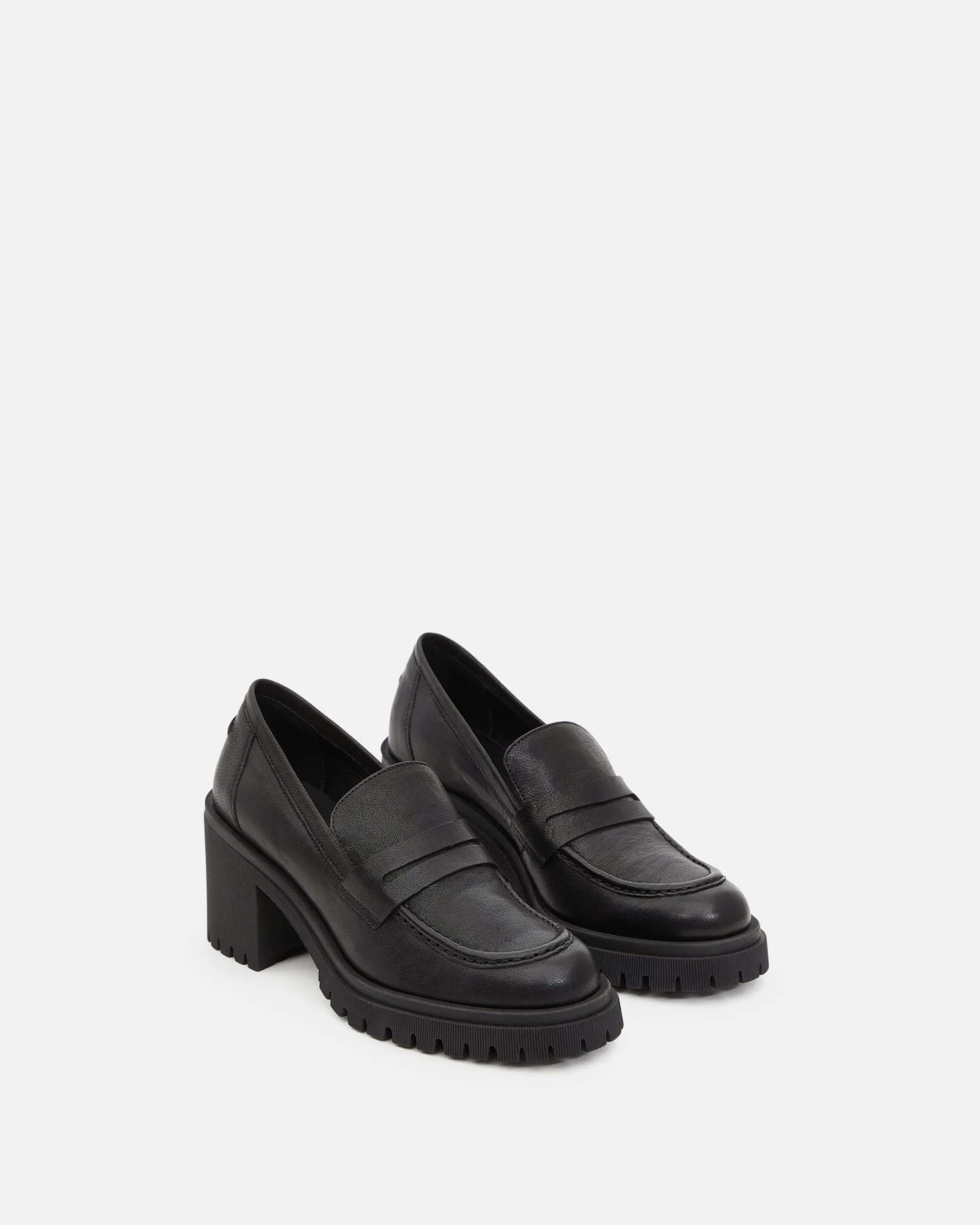 MOCASSINS HAUTS KLAS/LIS NOIR - Mocassins à talons hauts noir