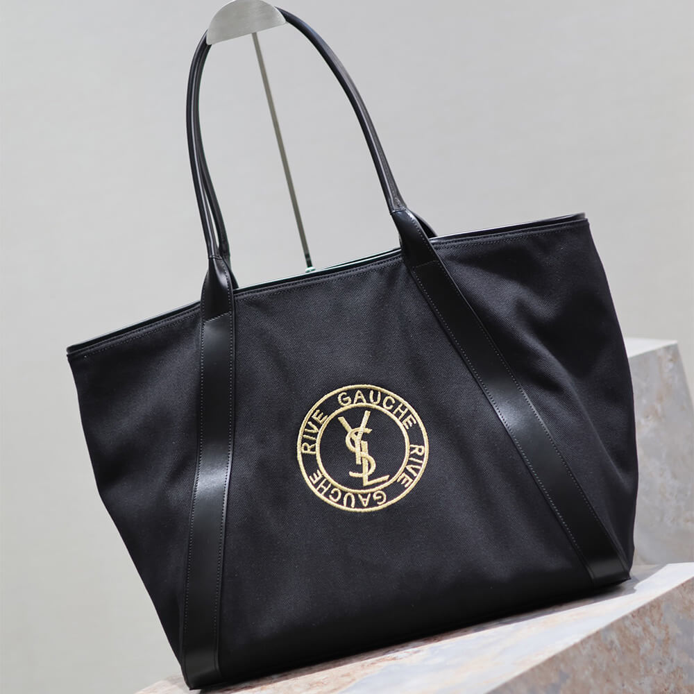 YSL Rive Gauche Tote Bag In Canvas1:1High-quality replica
