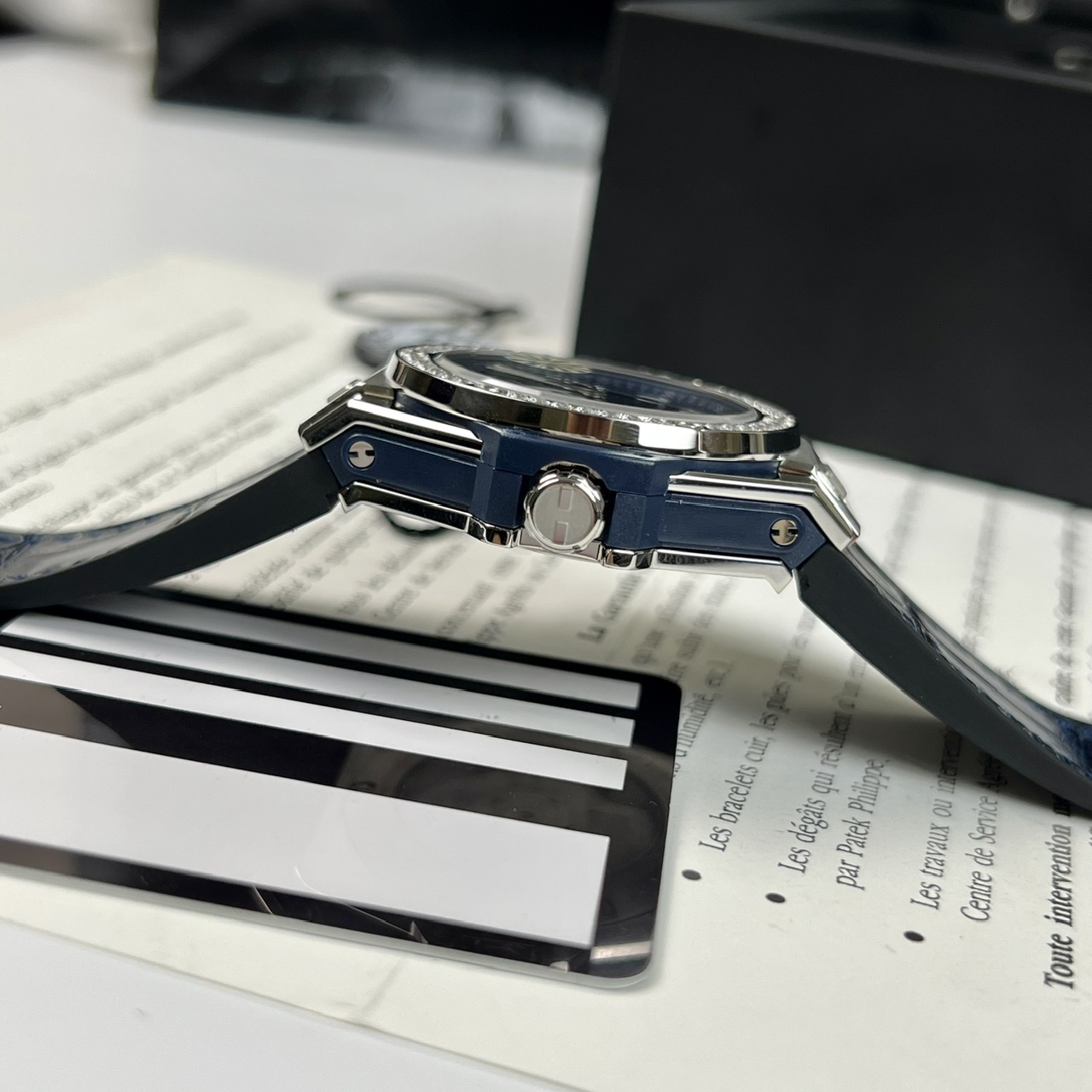 Hublot Replica 1:1 Watch Big Bang One Click Blue Dial With Diamond benzene 38mm - Top club