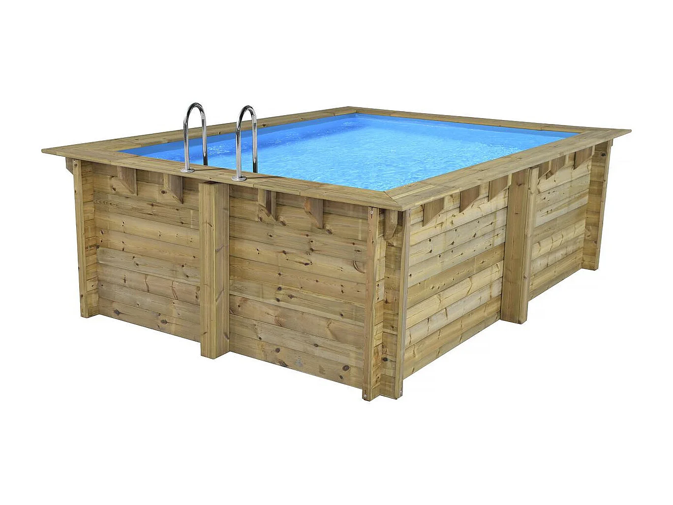 Piscine bois rectangle 