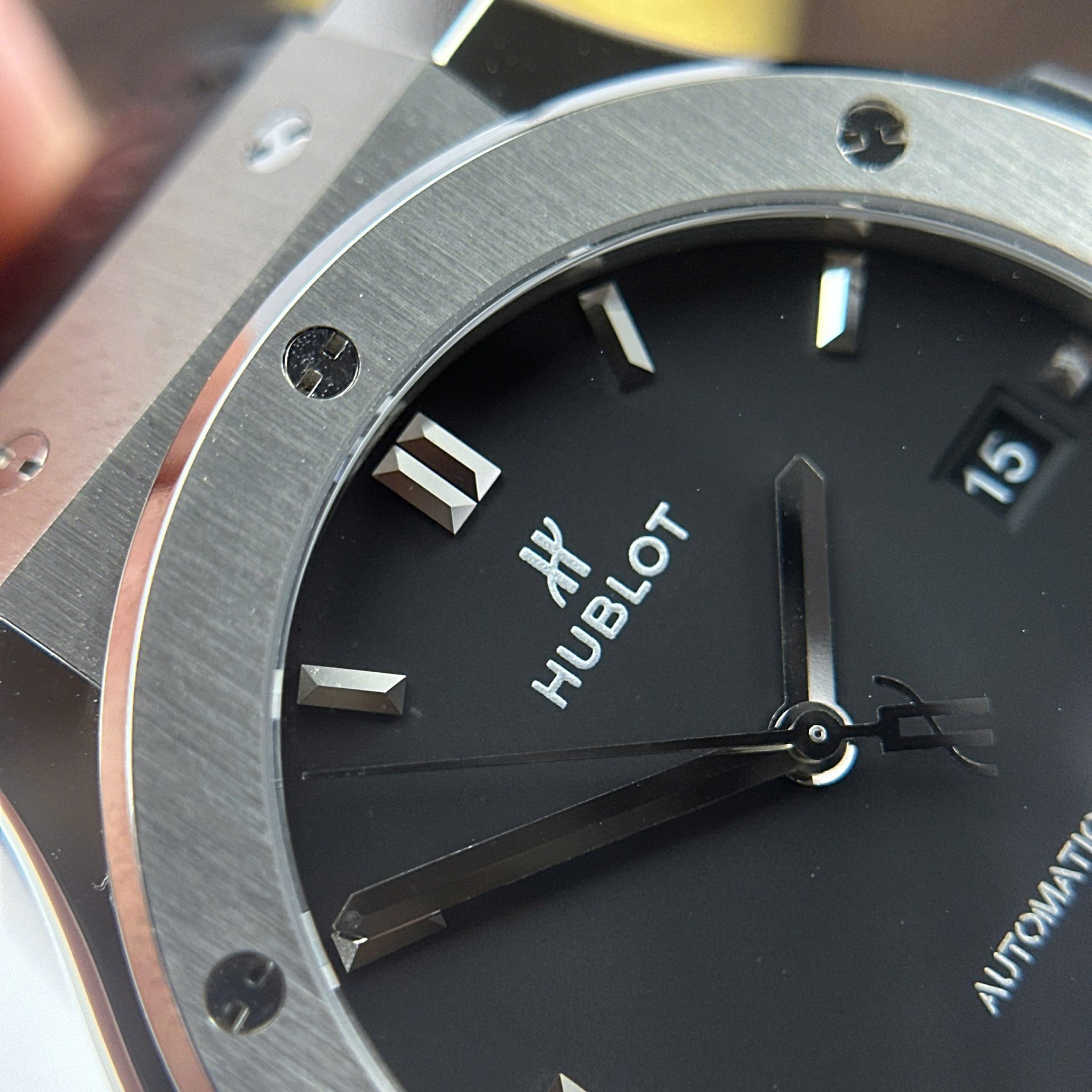 Hublot Classic Fusion Titanium Replica Watches Black Dial Weight 84 Grams Super Light JJZ Factory 42mm - Top club