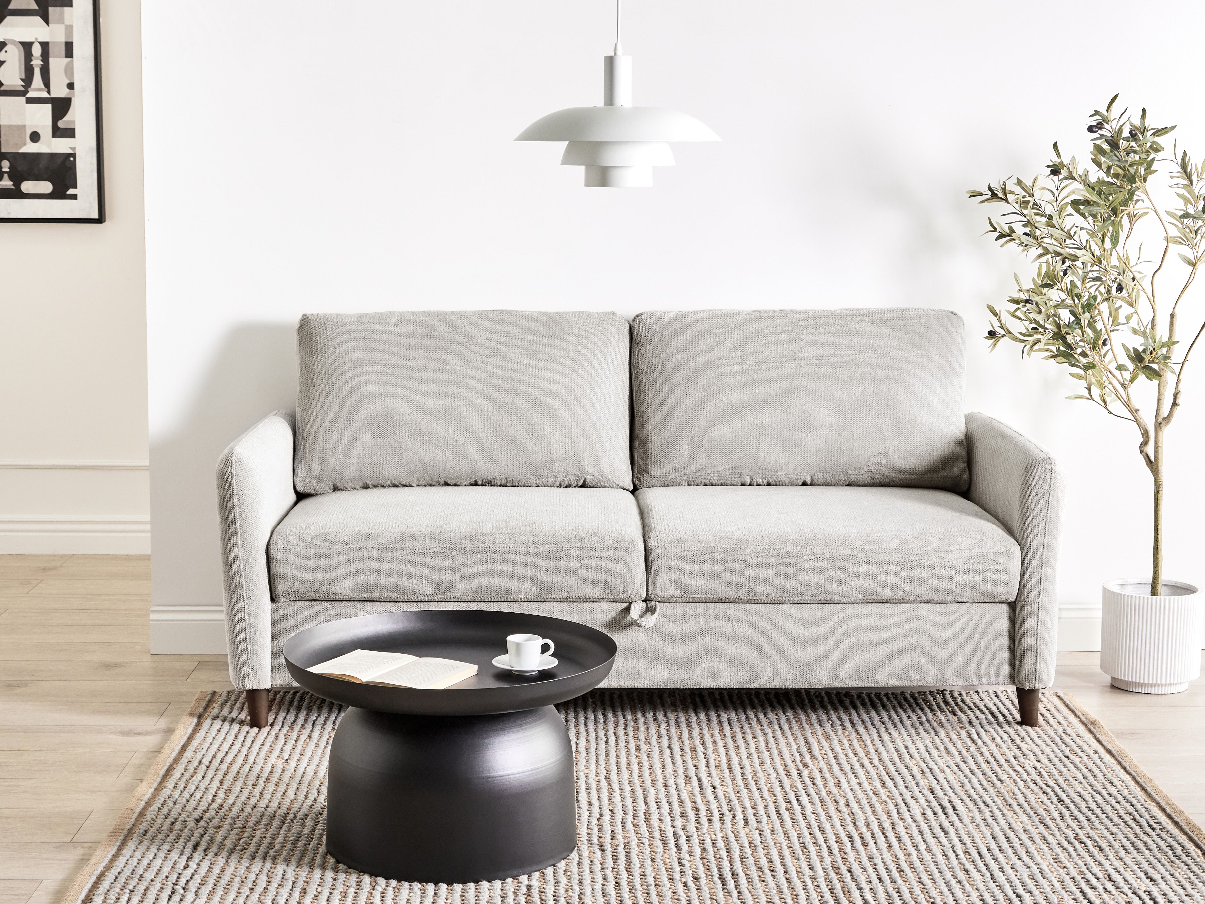 Sofa 3 Seater MARE Fabric Grey