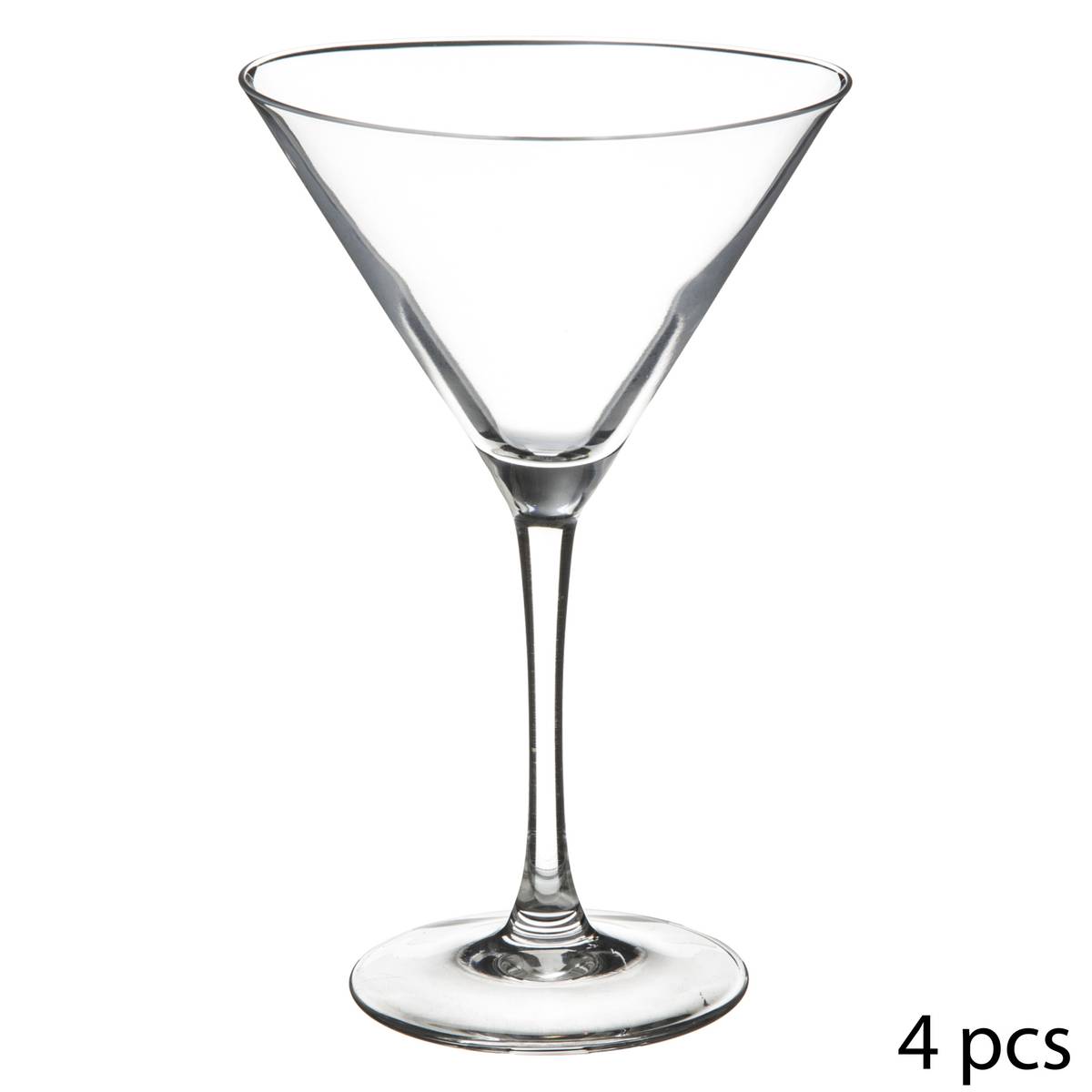 Set of 4 "Cocktail" cocktail glasses 300 ml, Transparent
