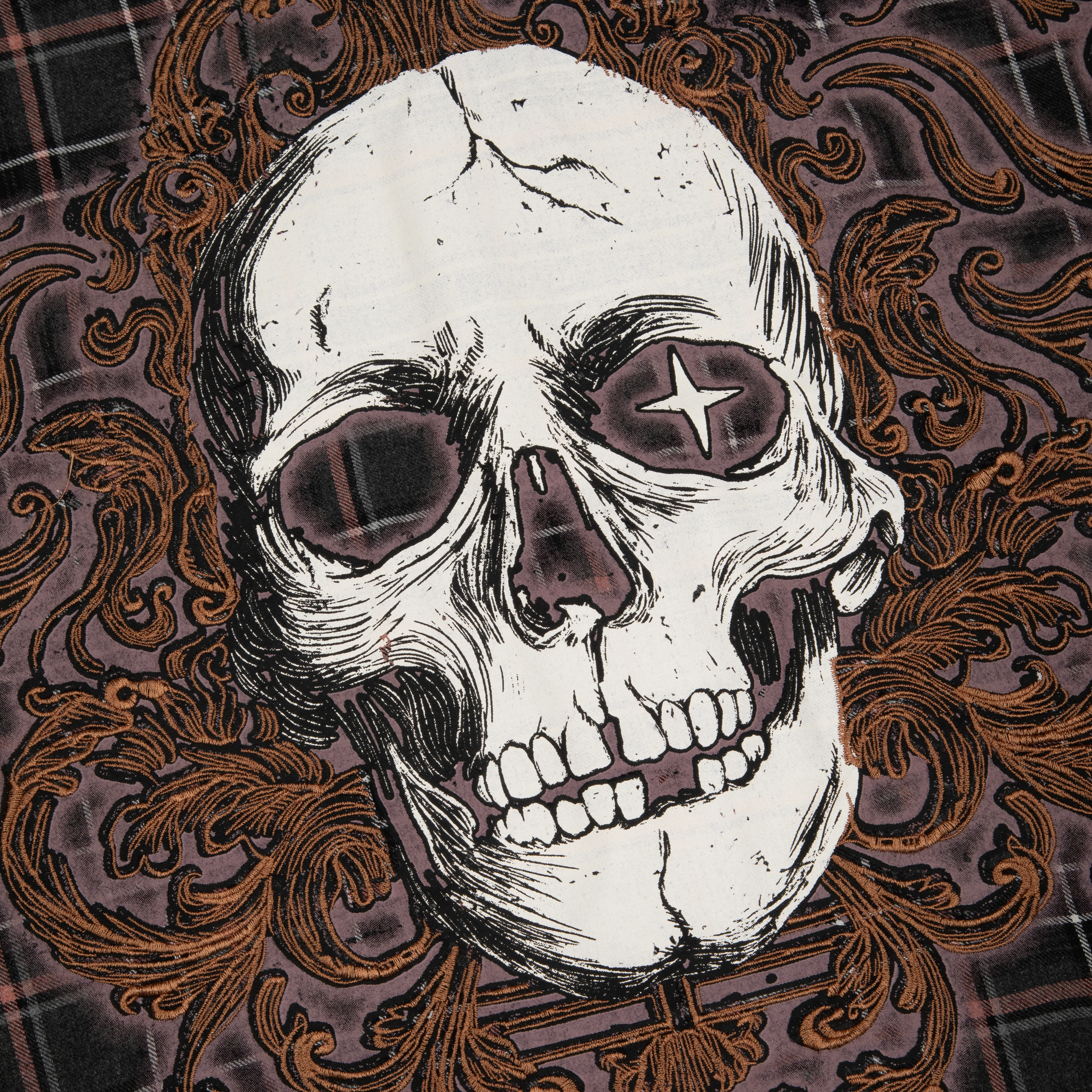 "hellboy" plaid Shirt