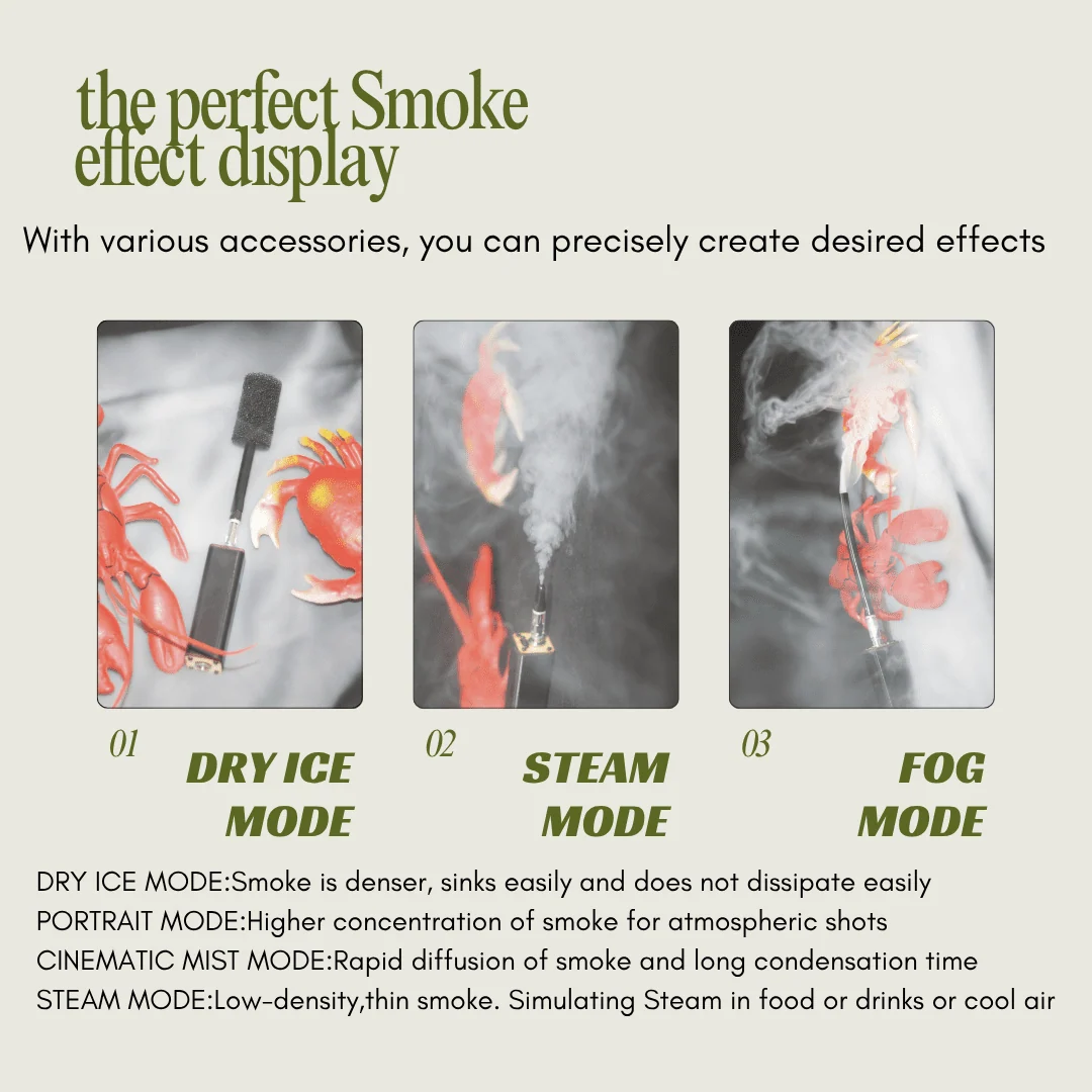Portable Mini Smoke Machine Handheld fog Machine for Photography Cosplay Smoke Making Machine Outdoor Events, Parties - Image 10 Portable Mini Smoke Machine Handheld fog Machine for Photography Cosplay Smoke Making Machine Outdoor Events, Parties - Image 10
