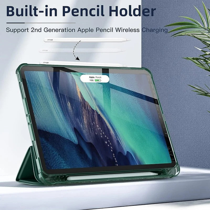 LEATHER FRESH SUMMER THEME PATTERN APPLE IPAD CASE WITH PENCIL HOLDER - Wholesale & Influencer