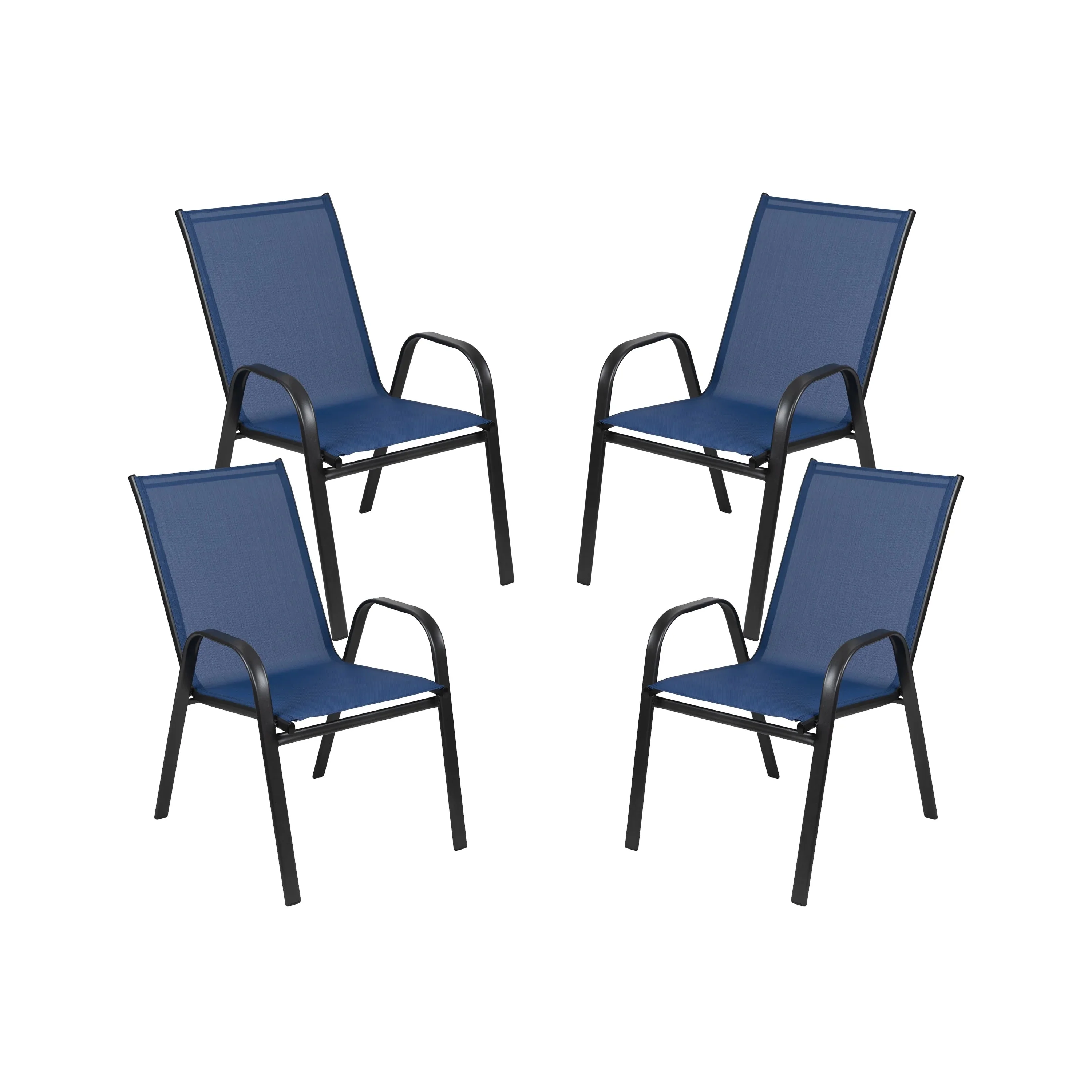 Emma + Oliver Outdoor Stack Chairs, Gray, 4 Pack, 21.25in W x 29in D x 36in H - Image 55 Emma + Oliver Outdoor Stack Chairs, Gray, 4 Pack, 21.25in W x 29in D x 36in H - Image 55