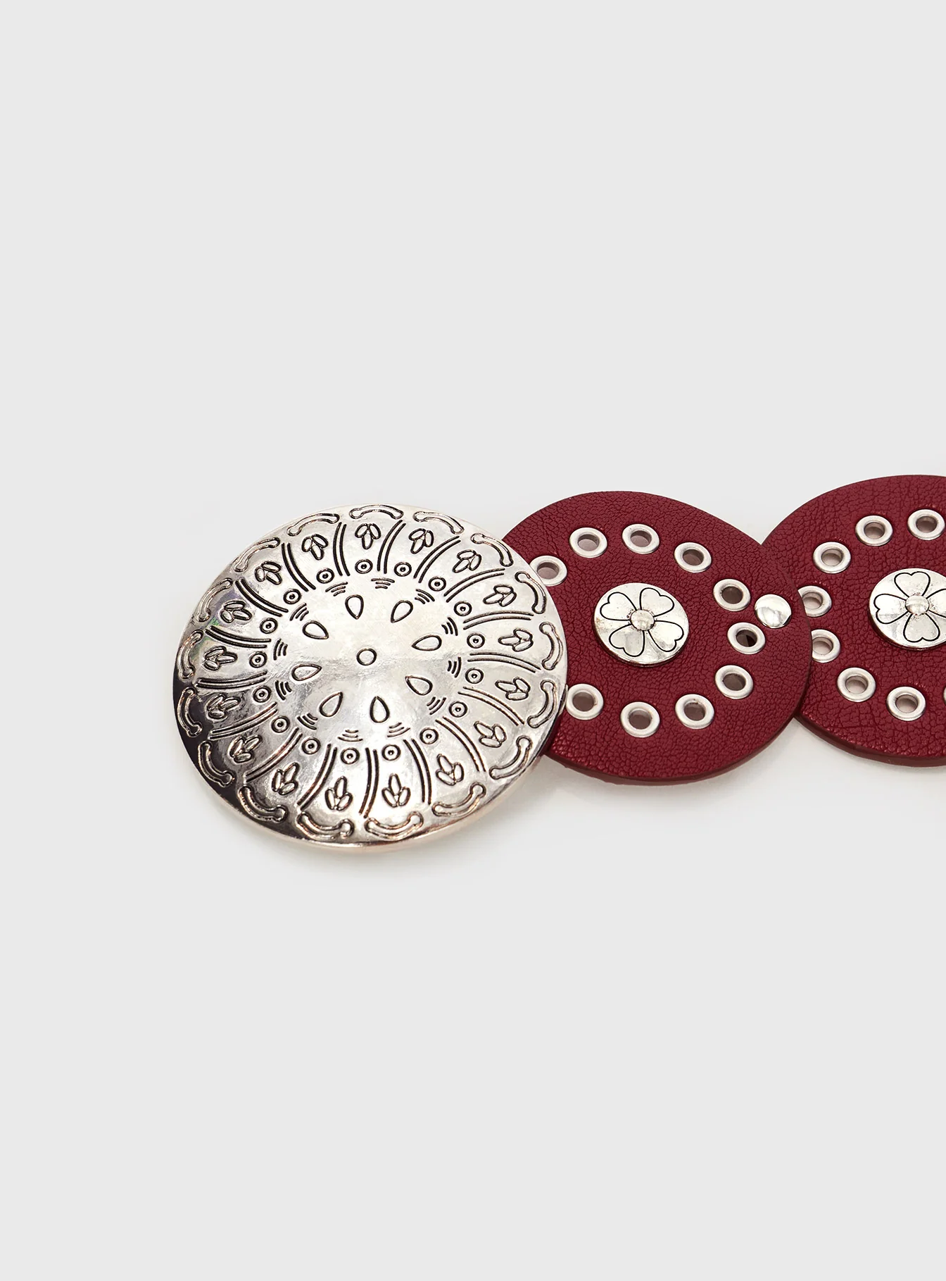 Princess Polly Karelle Belt Burgundy