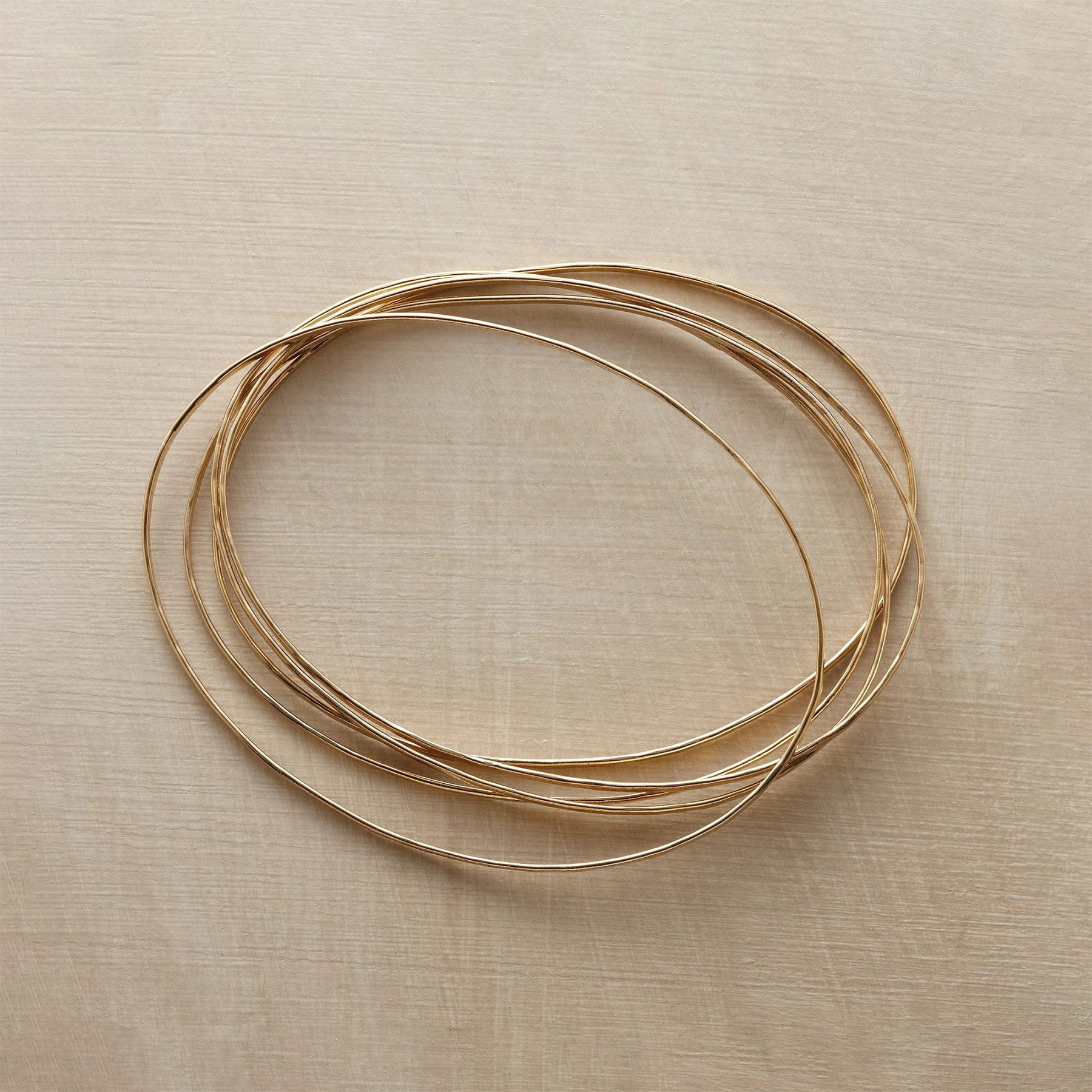 Golden Orbit Bangle Bracelets - Sundance Clothing