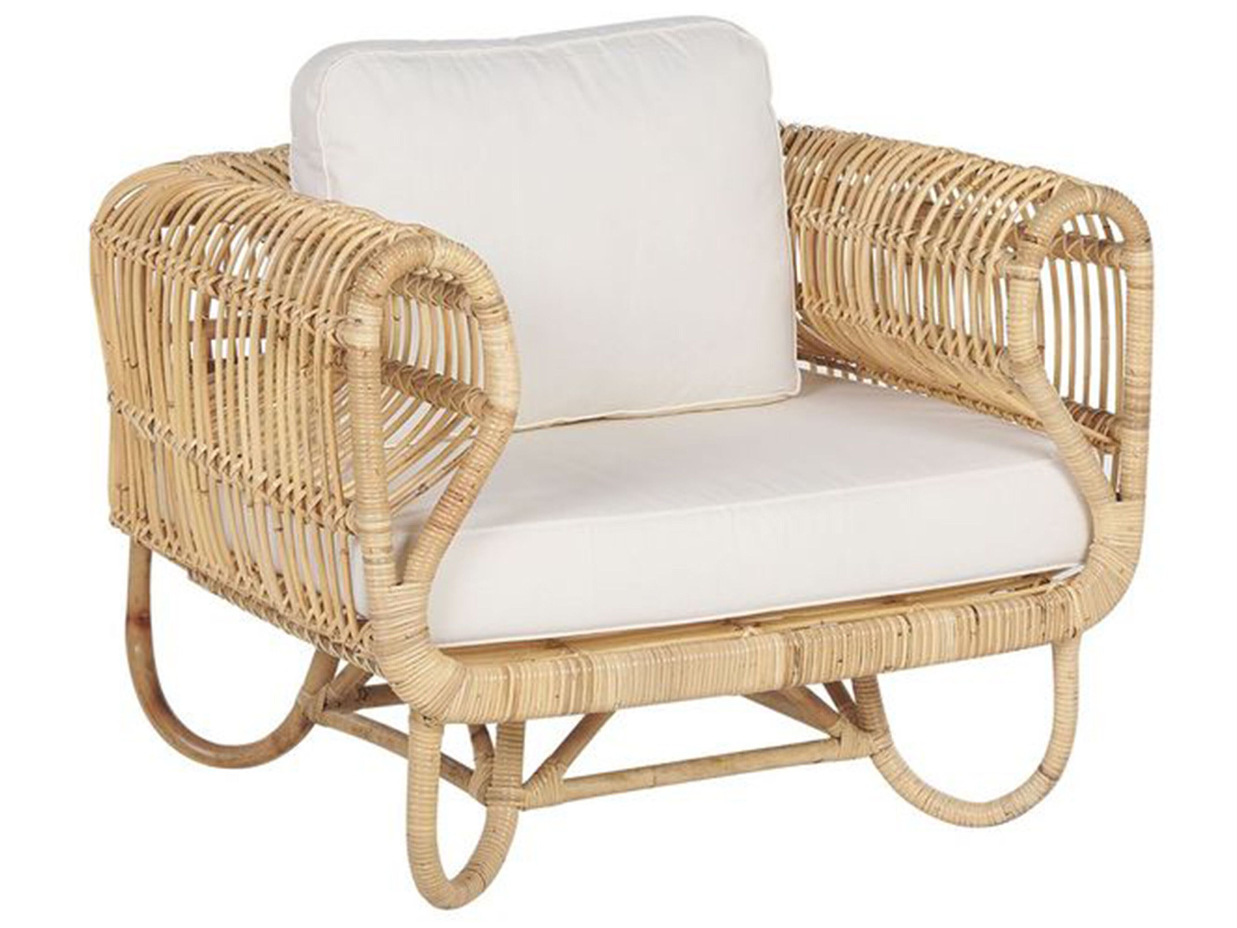 Garden Armchair DOLCEDO Rattan Natural