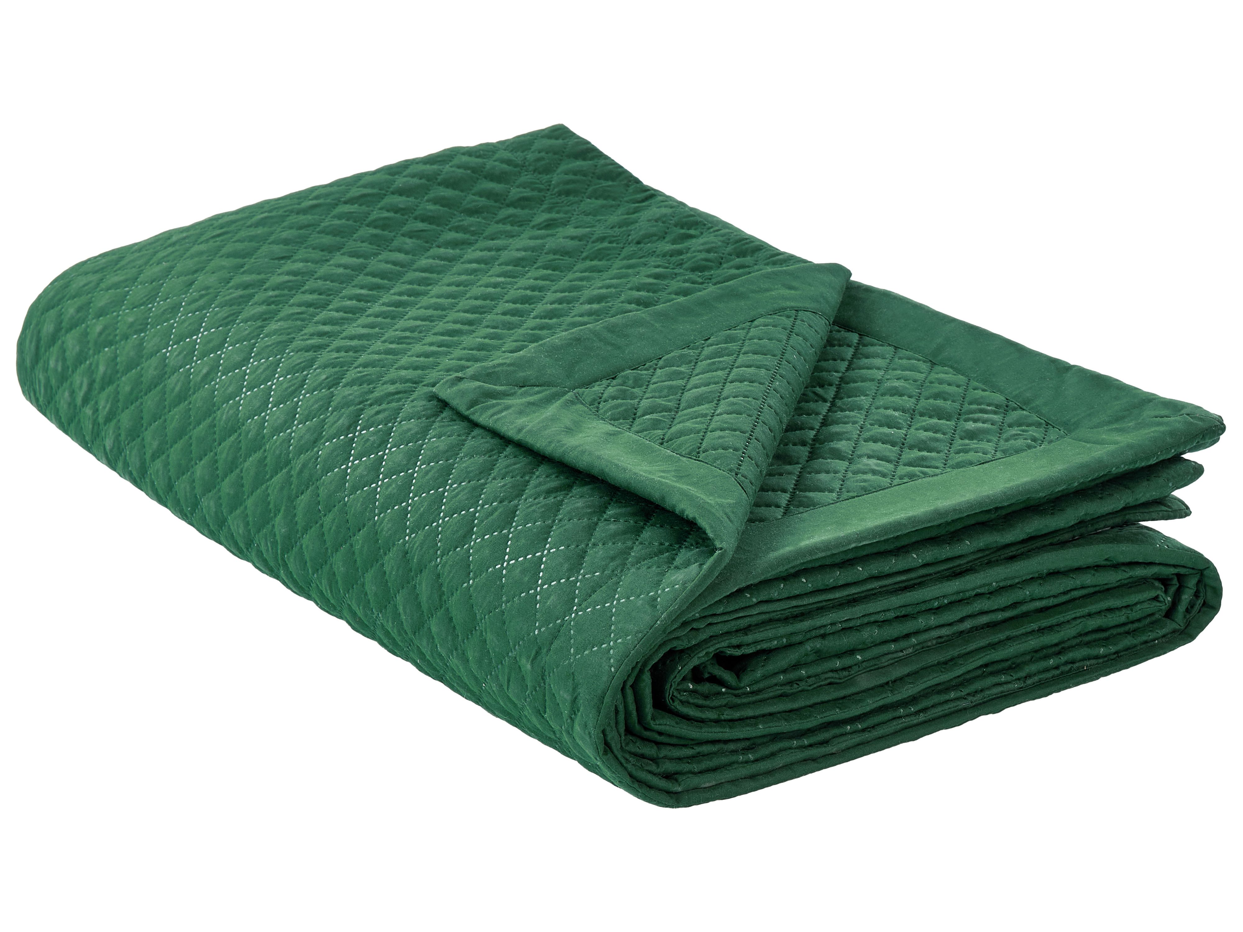 Bedspread NAPE 220 x 240 cm Dark Green