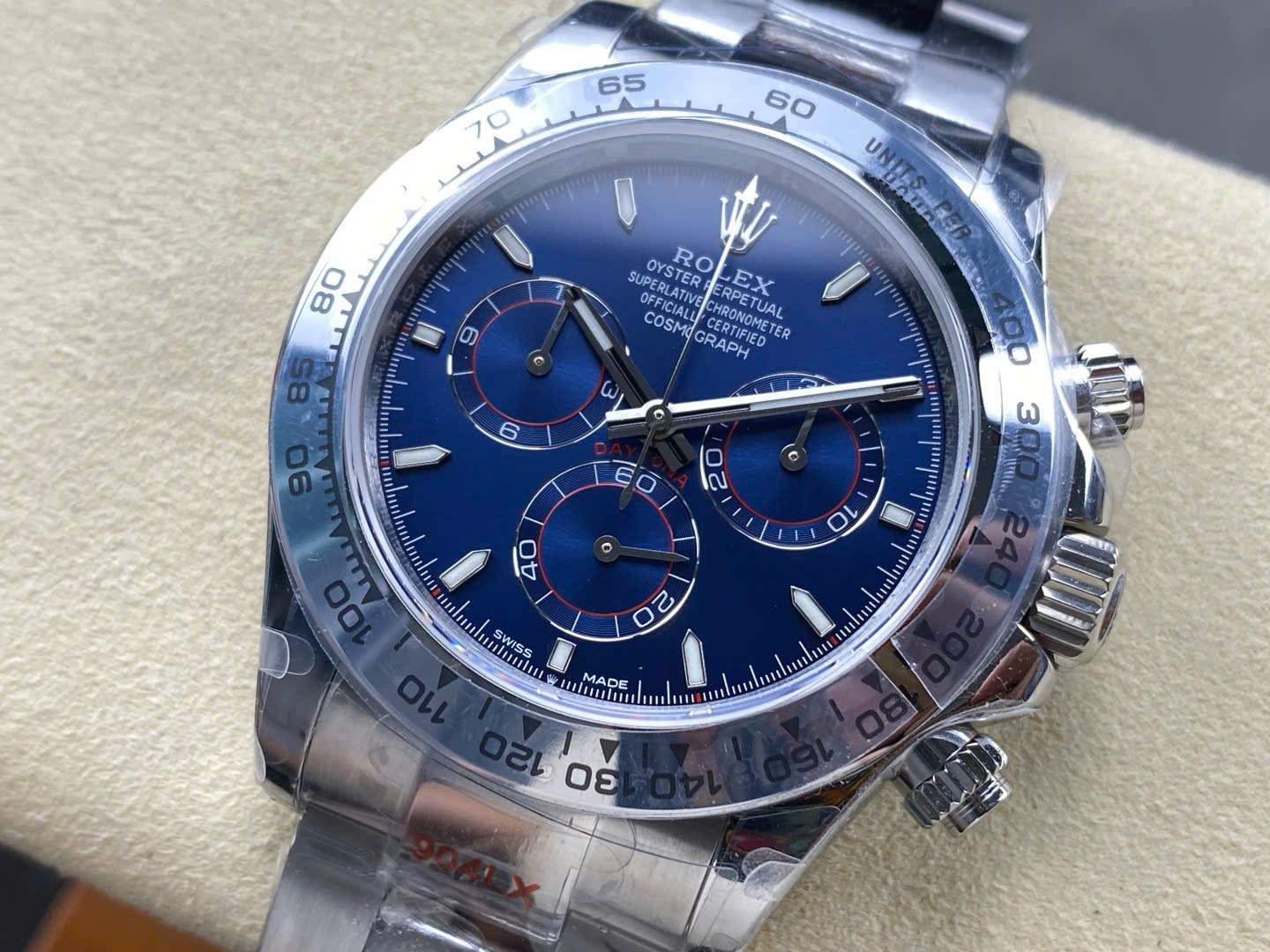 Rolex Cosmograph Daytona 126509 Copies Watches Blue Dial Weight 178 Grams QF Factory 40mm - Top club