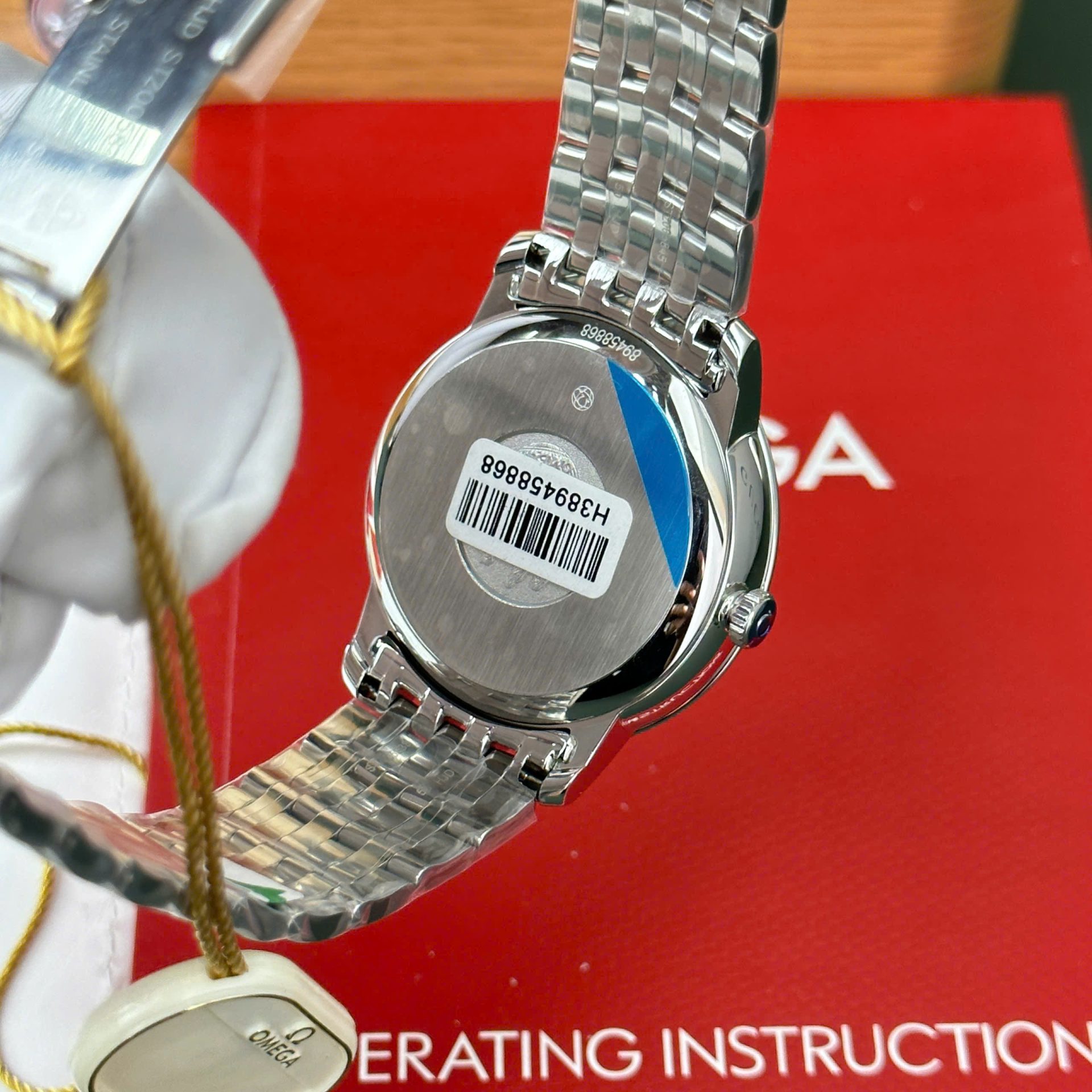Omega De Ville Prestige Power Reserve Replica Watch White Dial Metal Wire 39.5mm - Top club