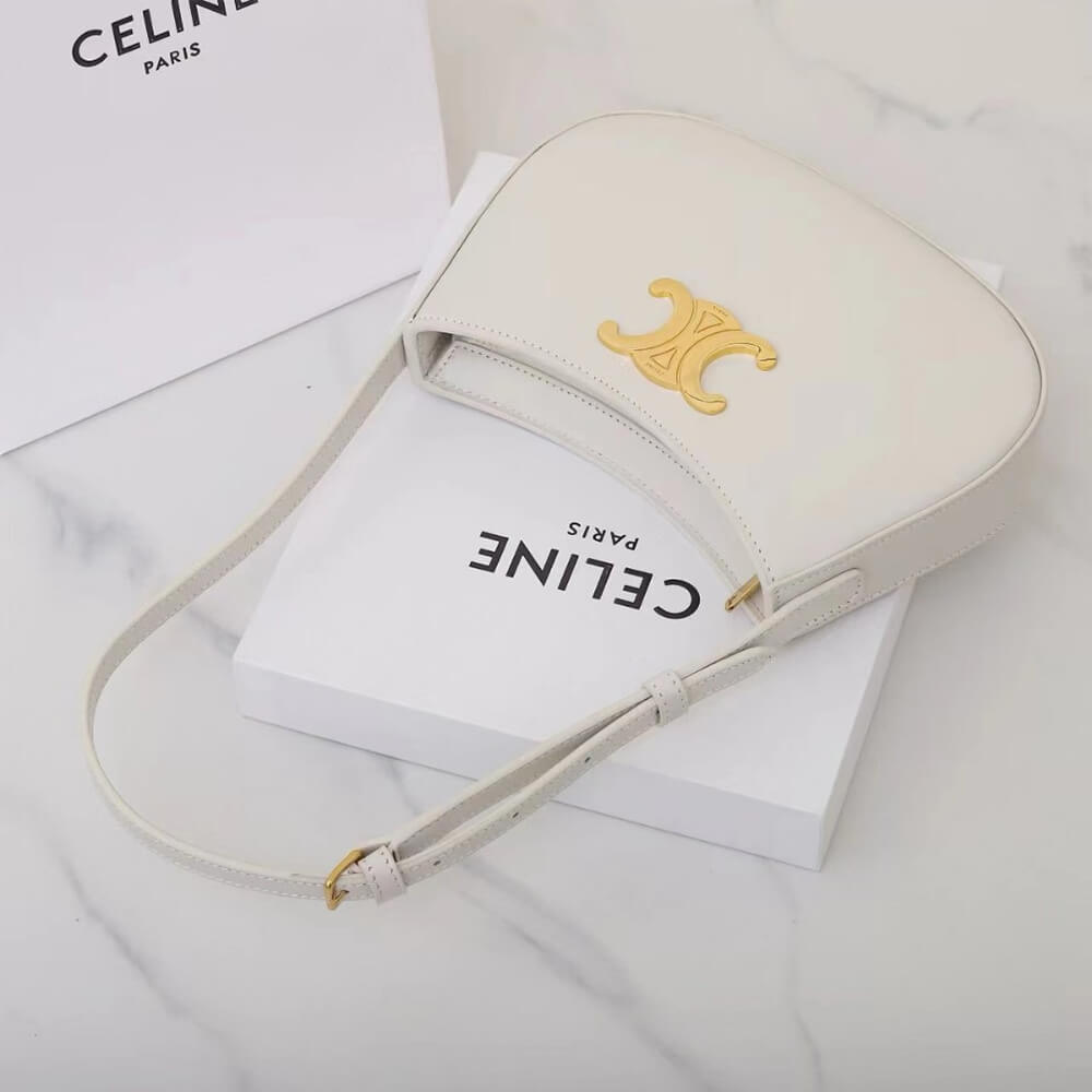 Celine Medium Tilly Bag in Shiny Calfskin1:1High-quality replica