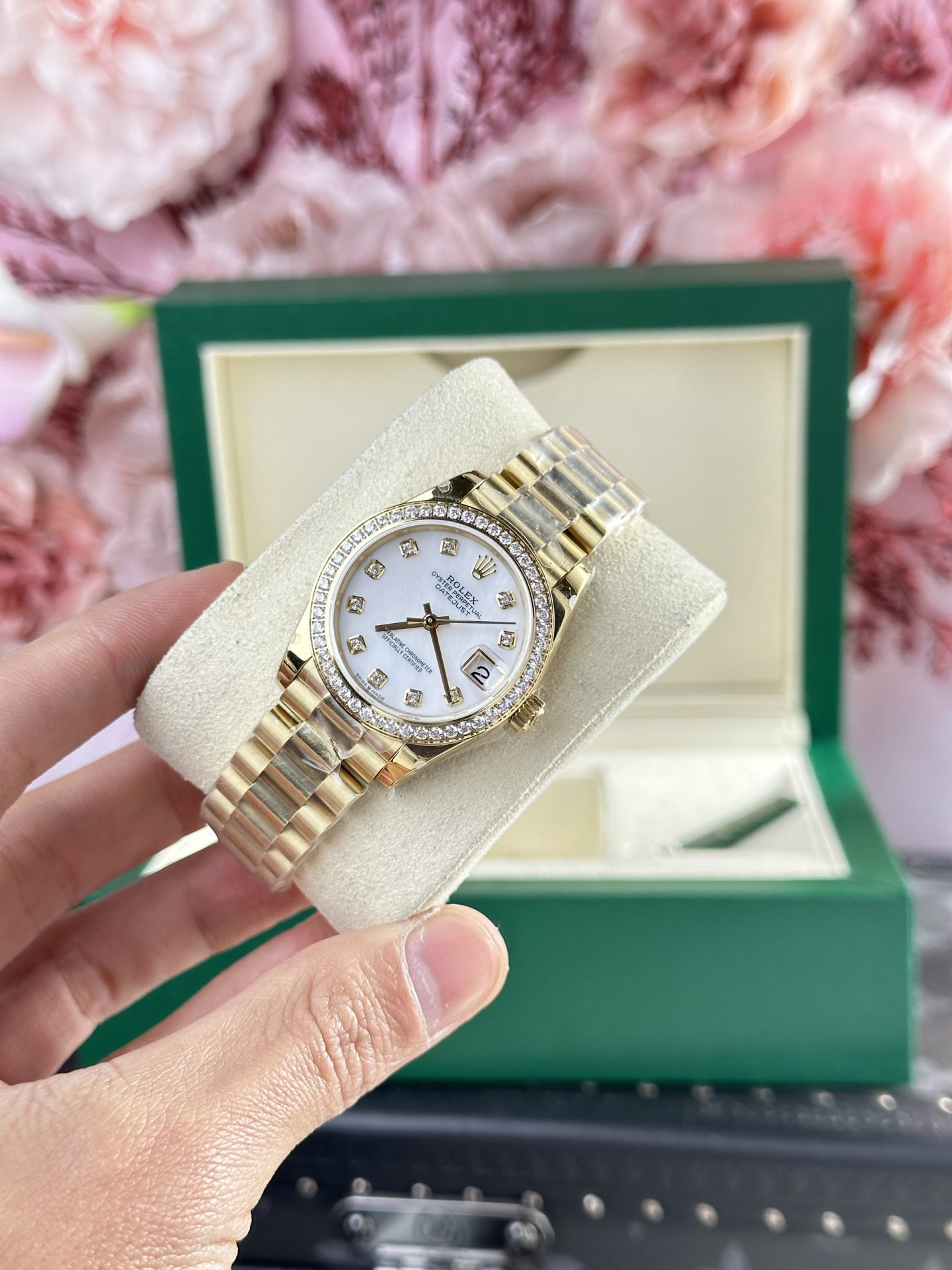 Rolex DateJust 278288 Replica Watch President Strap Diamond Bezel 31mm - Top club