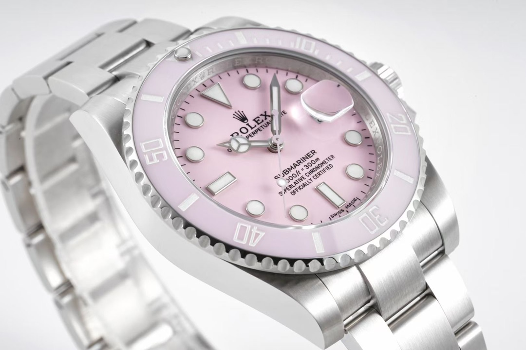 Rolex Submariner - Women's Pink - 40MM(1:1 replica) - Elite Watch Atelier