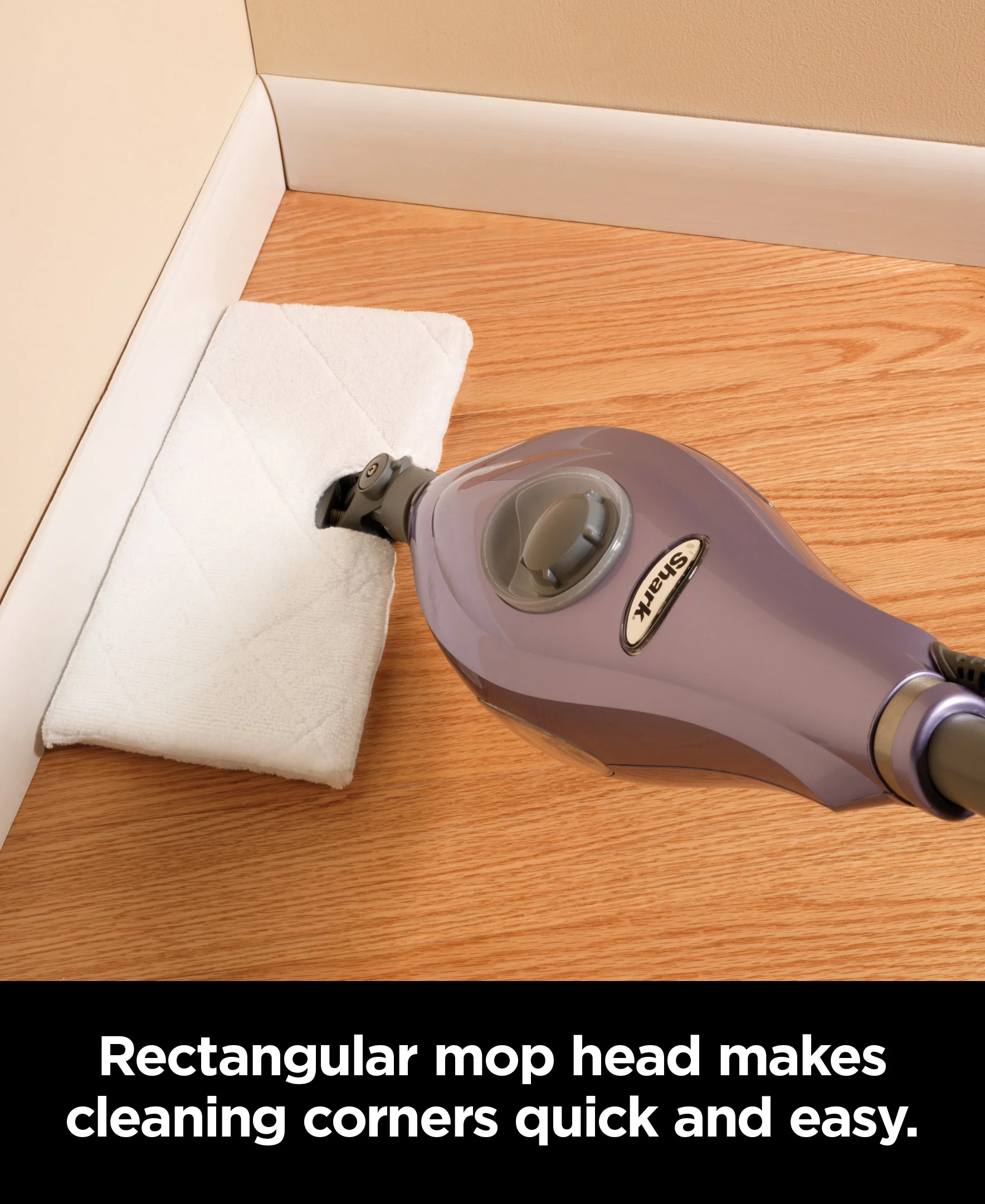 Shark S3501 Steam Pocket Mop, With 2 Washable Pads, Easy Maneuvering, Quick Drying, Soft-Grip Handle and Powerful Steam - Image 3
