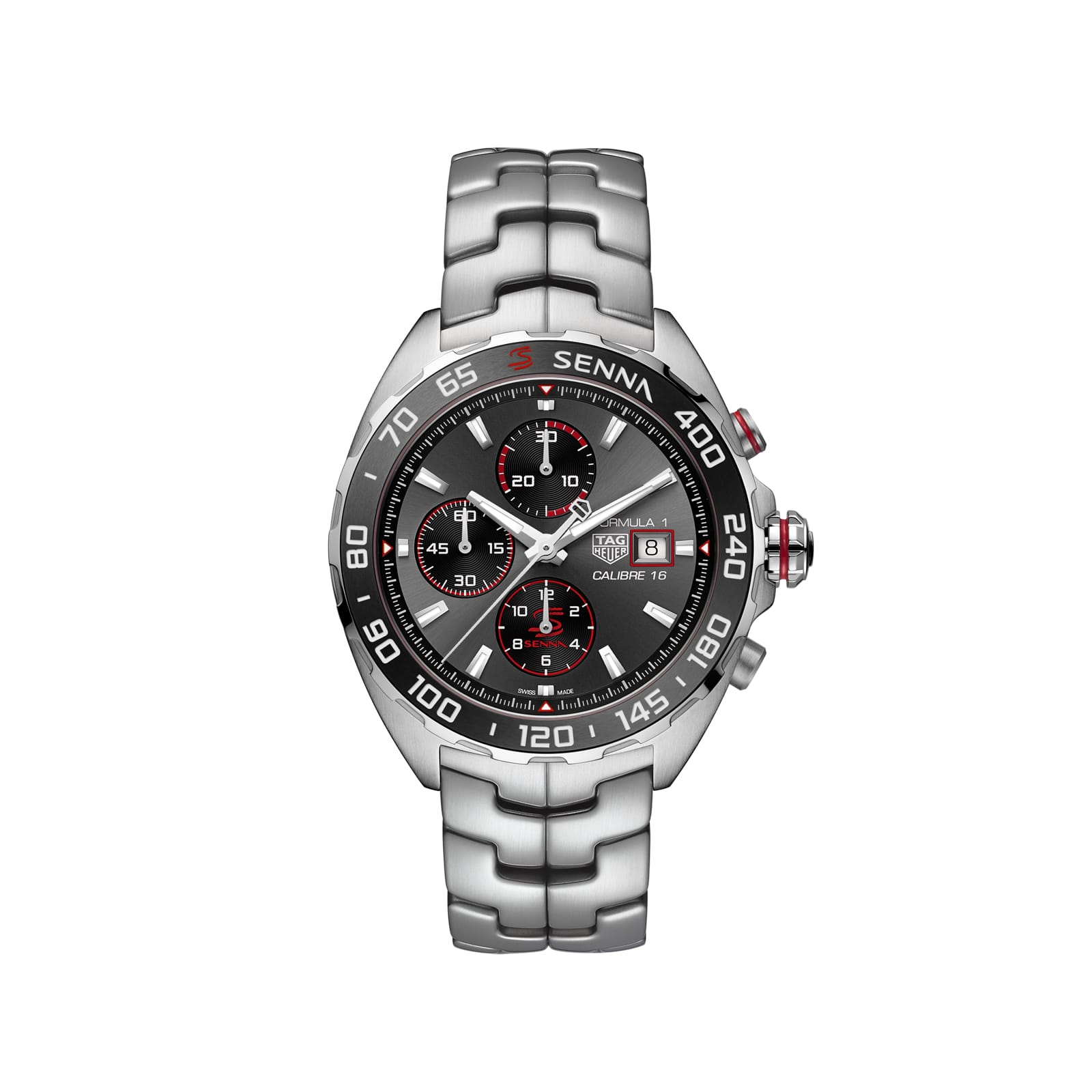 TAG Heuer Replica Watch Formula 1 Senna Automatic 44 mm Steel(1:1 replica) - Top club