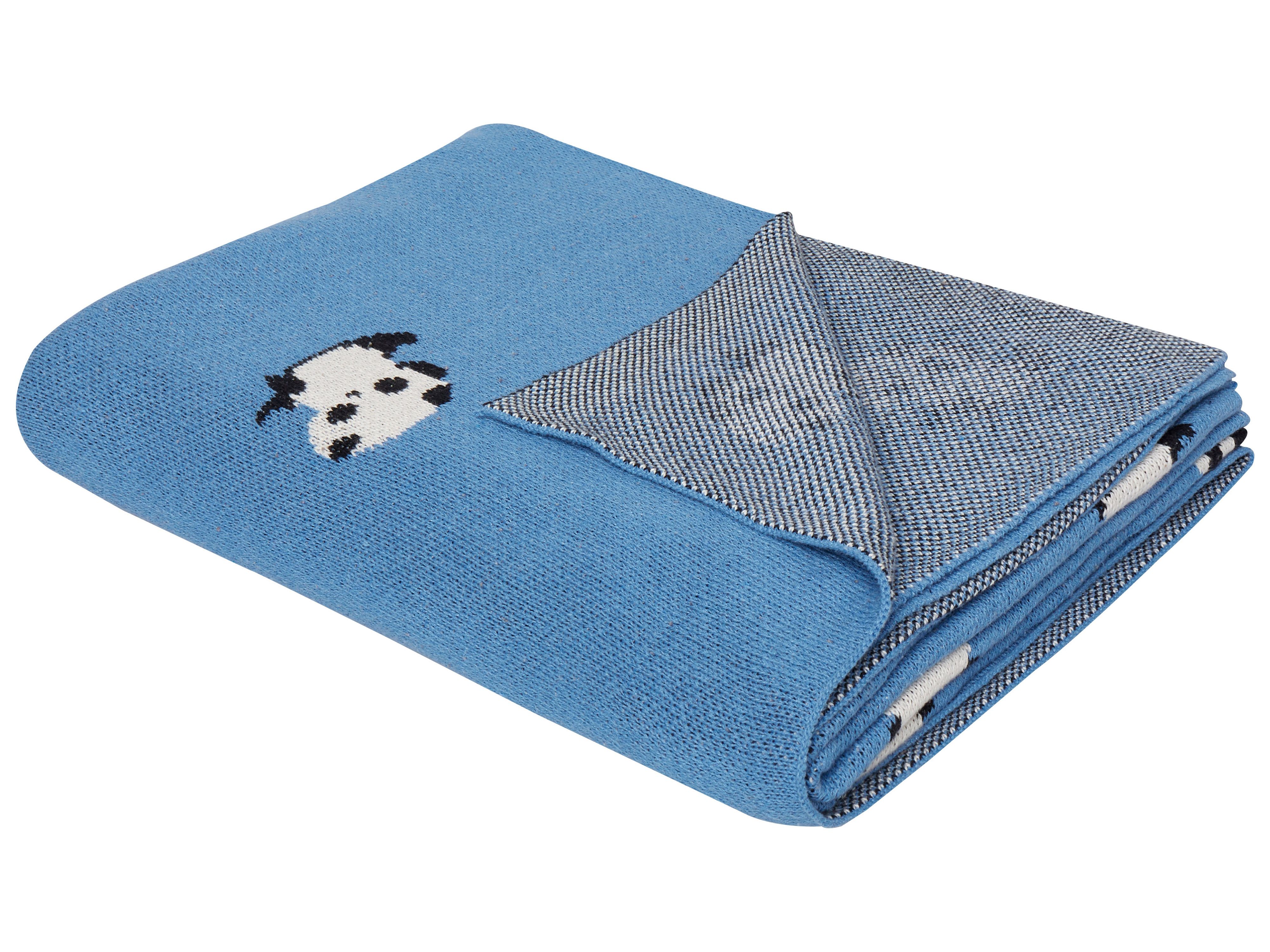 Blanket TALOKAN Cotton 130 x 170 cm Blue