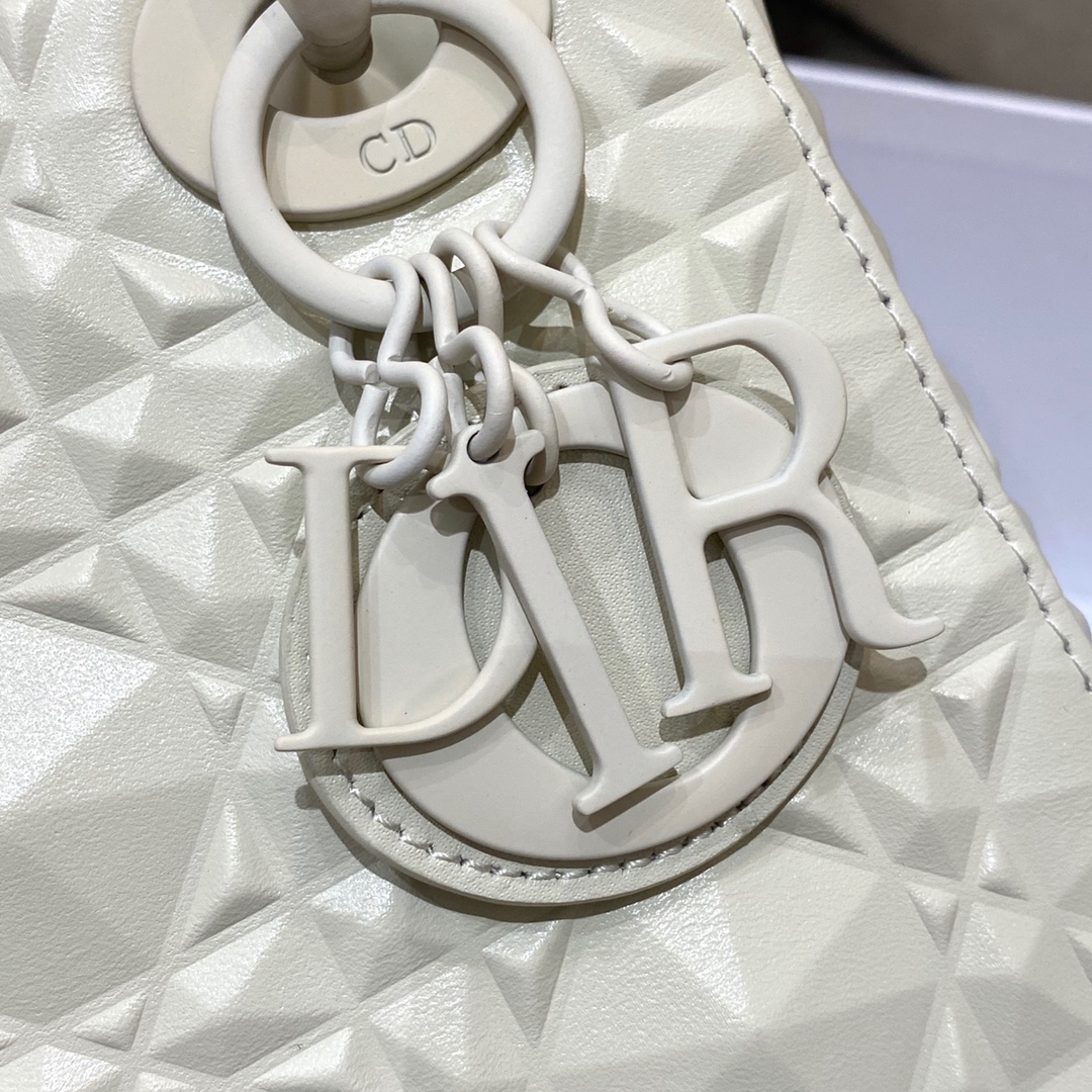 Dior Christian Dior Mini Lady Bag White For Women 6.5in/17cm1:1High-quality replica