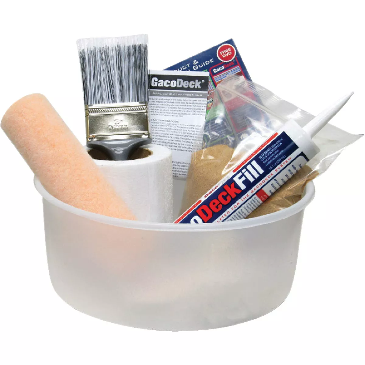 GacoDeck Pewter Elastomeric Deck Coating, 3.5 Gal. Kit