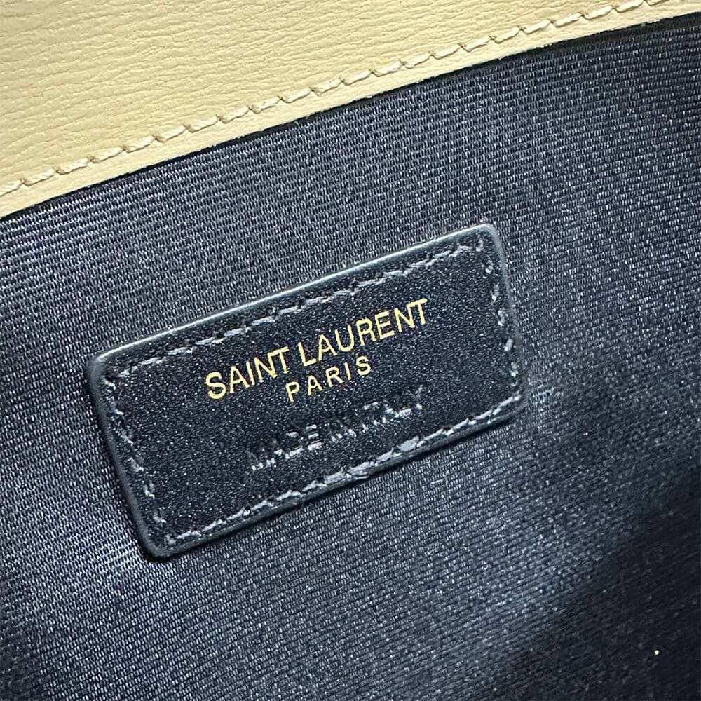 YSL uptown pouch in canvas and leather Bag1:1High-quality replica