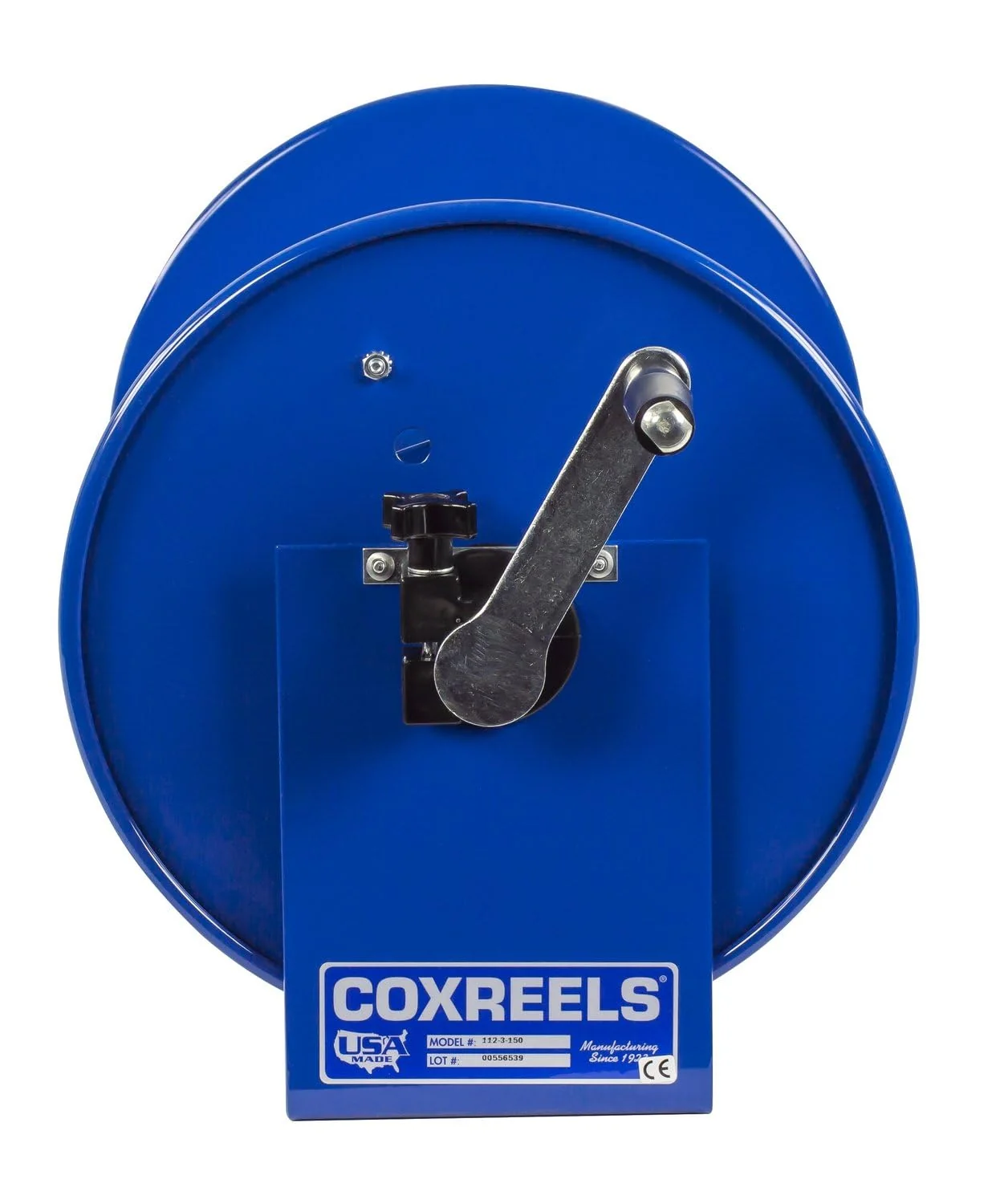 Coxreels Compact Hand Crank Steel Hose Reel, 4,000 PSI, Holds 3/8 in x 50 ft Hose - 112-3-50 - Image 3 Coxreels Compact Hand Crank Steel Hose Reel, 4,000 PSI, Holds 3/8 in x 50 ft Hose - 112-3-50 - Image 3