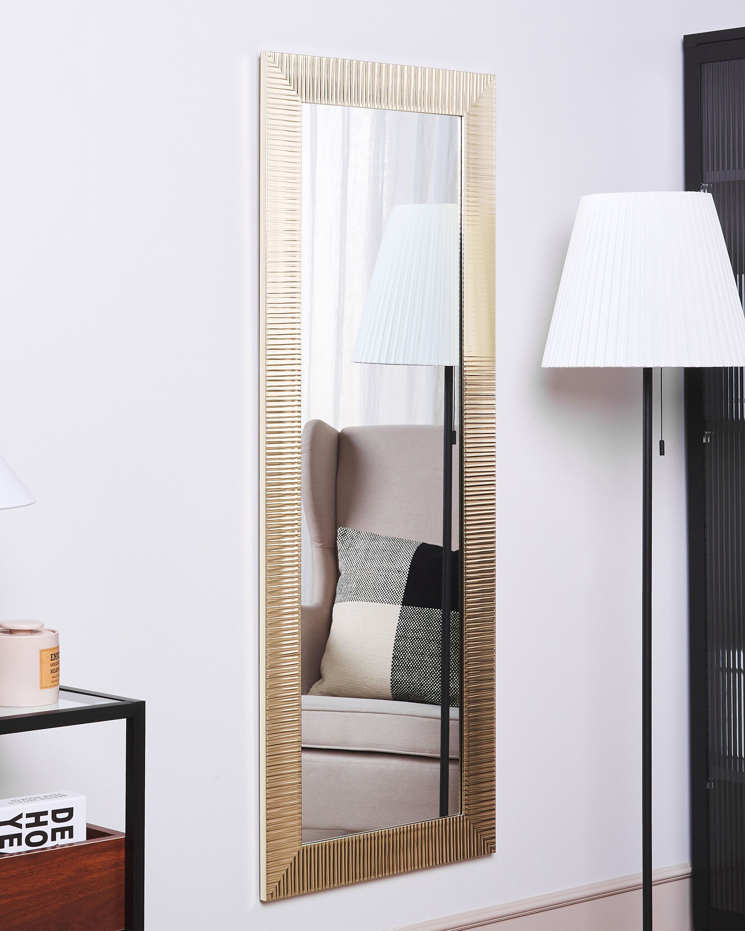 Wall Mirror DRAVEIL 50 cm 130 cm Gold