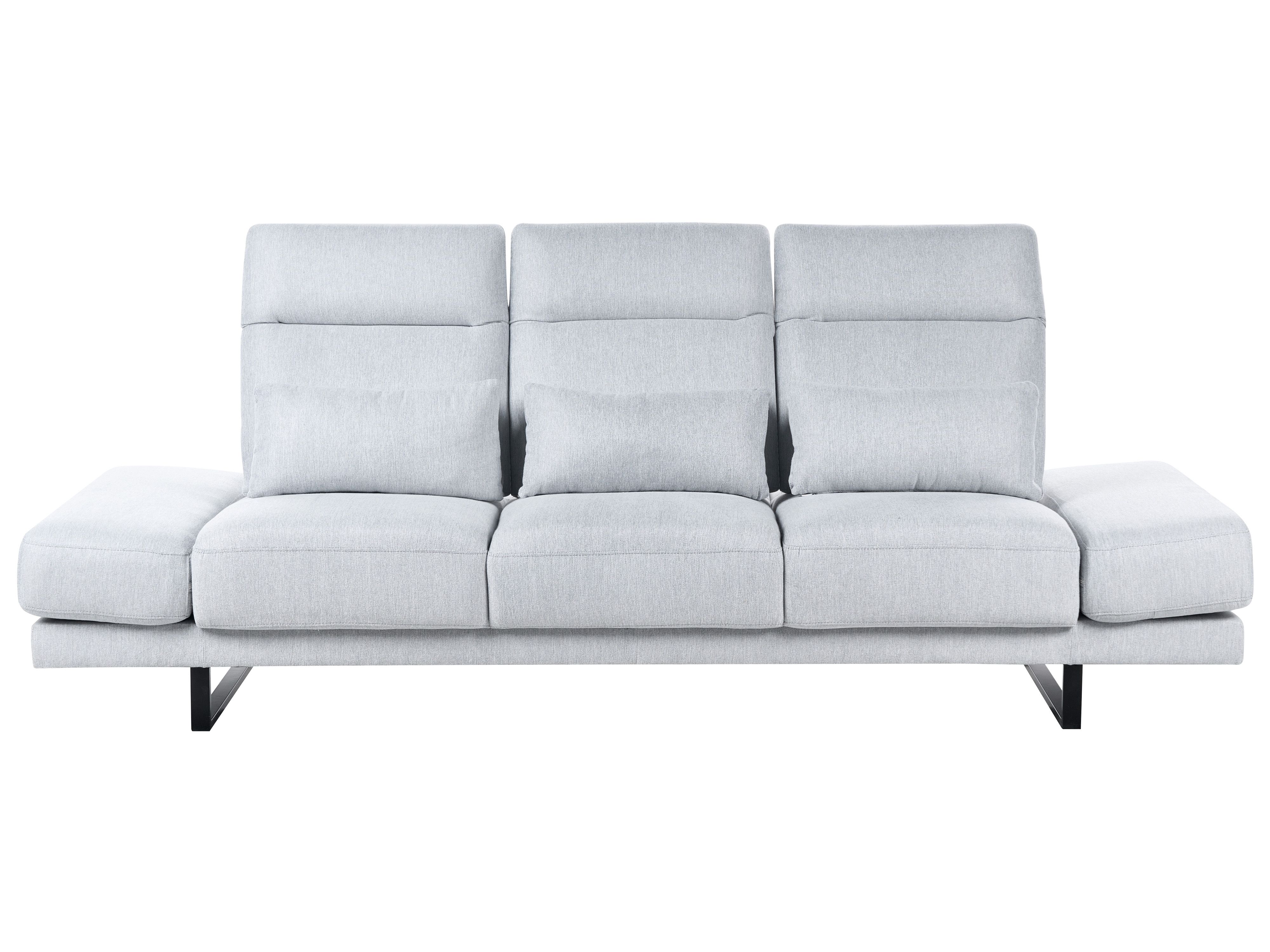 Sofa 3 Seater IKAST Fabric Light Grey