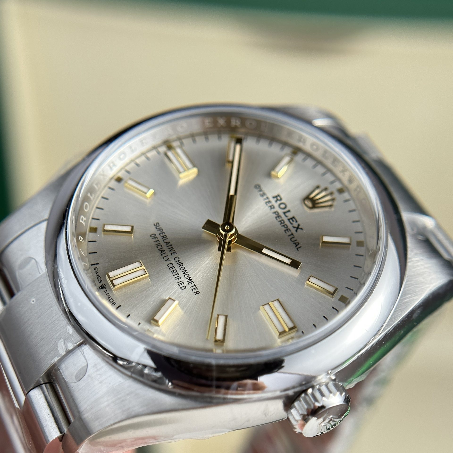 Rolex Fake Watch Oyster Perpetual 126000 Silver Dial Clean Factory 36mm - Top club