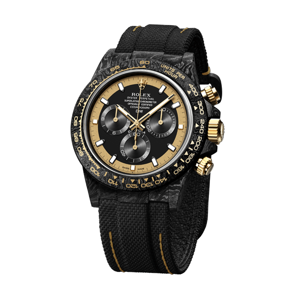 ROLEX Diw Daytona cream invert gold 40mm oyster black(1:1 replica) - Elite Watch Atelier