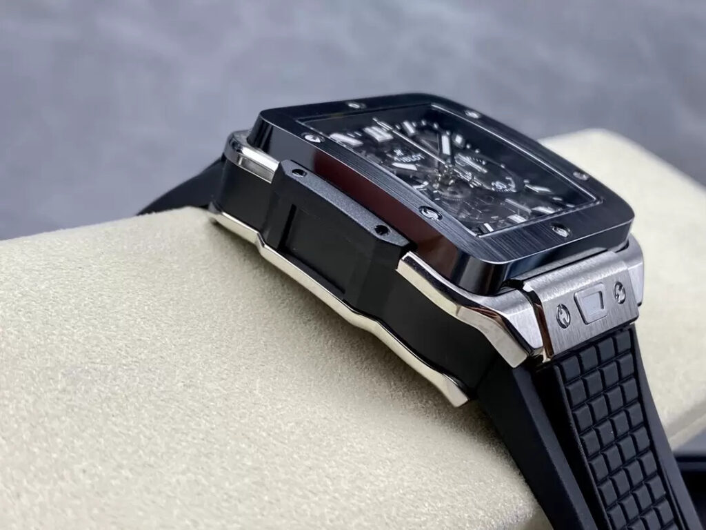 Hublot Replica 1:1 Watch Big Bang Square Titanium Black Ceramic Bezel 42mm - Top club