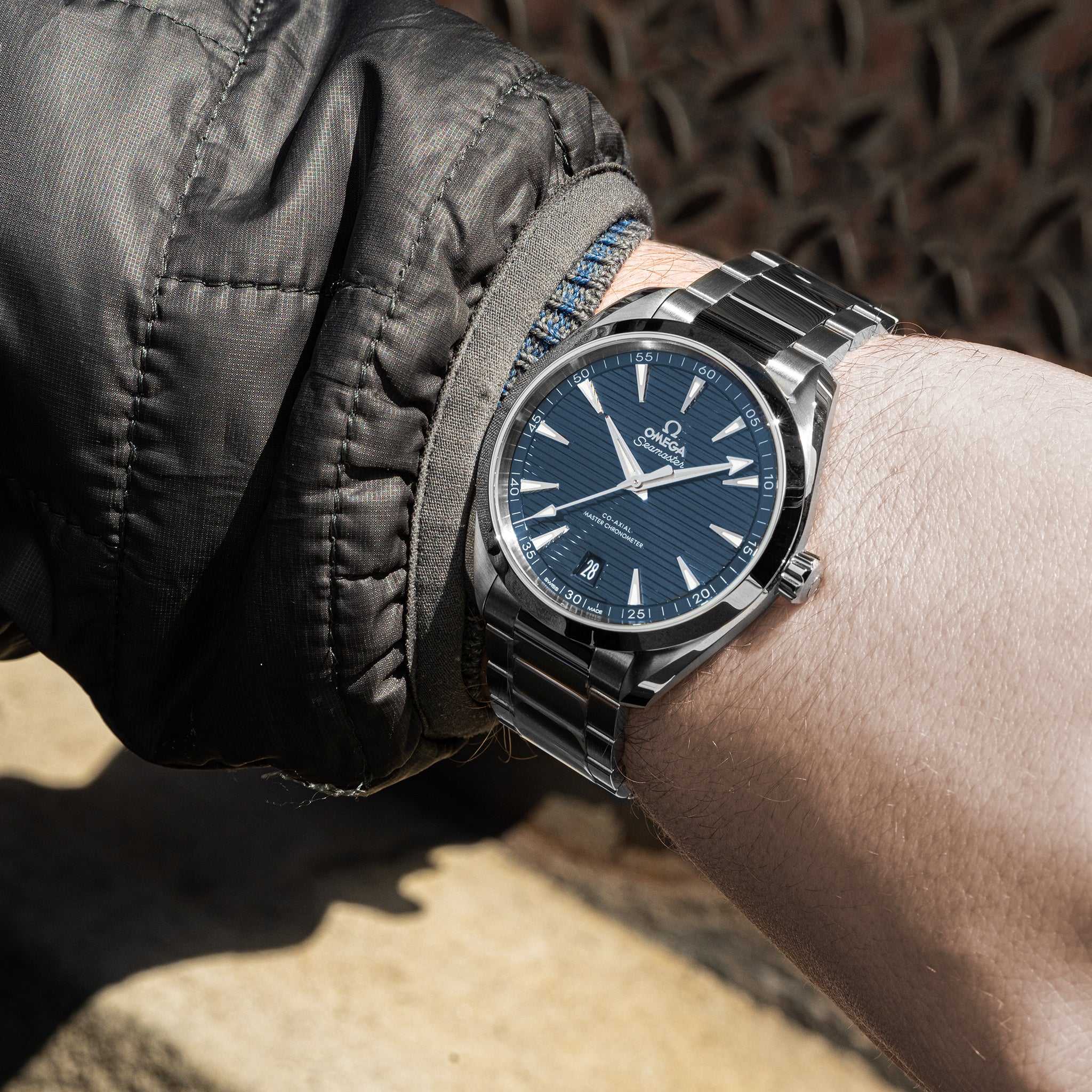 Seamaster Aqua Terra 150M Co-Axial Master Chronometer 41mm Blue Dial On Bracelet(1:1 replica) - Top club