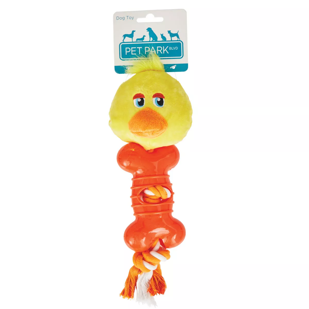 Boss Pet Pet Park Blvd Ropers Duck Dog Toy