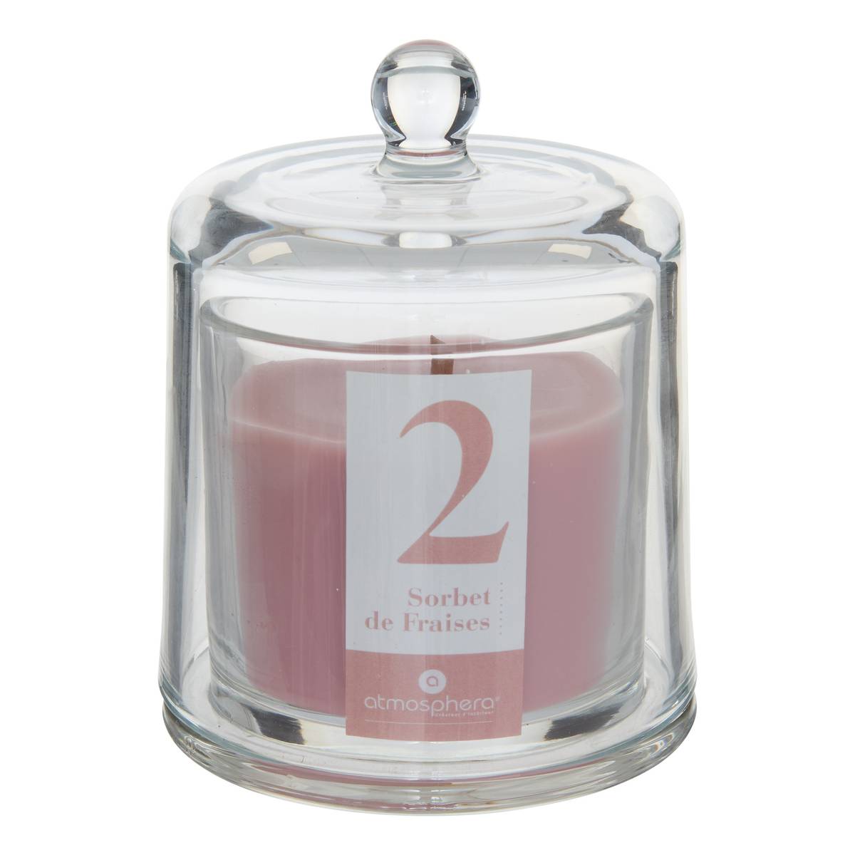 Scented Candle "Numia" Gourmet Scent, Strawberry, 240g