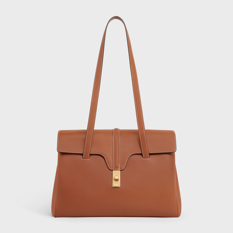 Replicate MEDIUM SOFT 16 BAG IN SMOOTH CALFSKIN TAN(1:1 replica)1:1High-quality replica