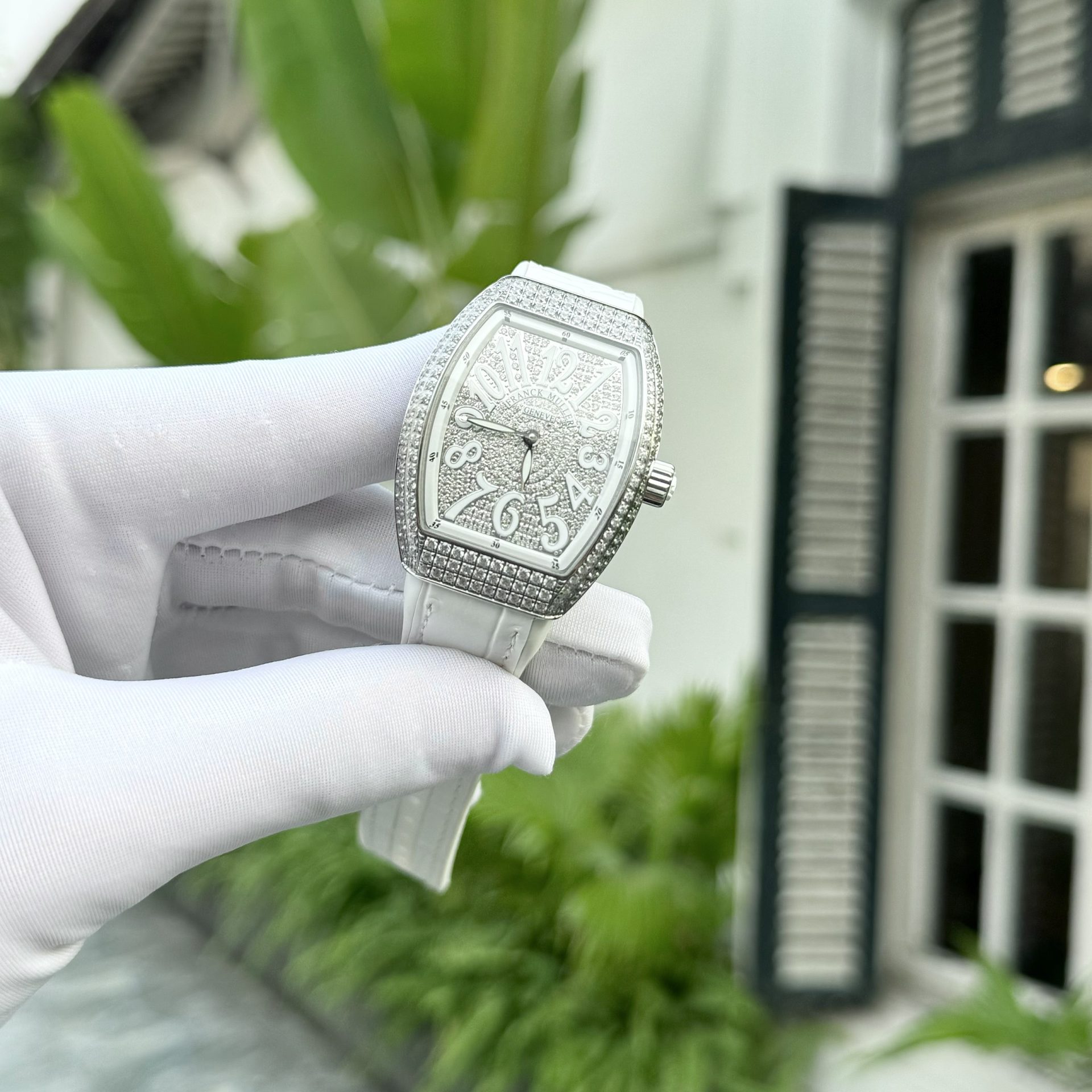 Franck Muller Replica 11 Watch V32 Women s White Dial With Diamond ABF Factory 32x40mm - Top club
