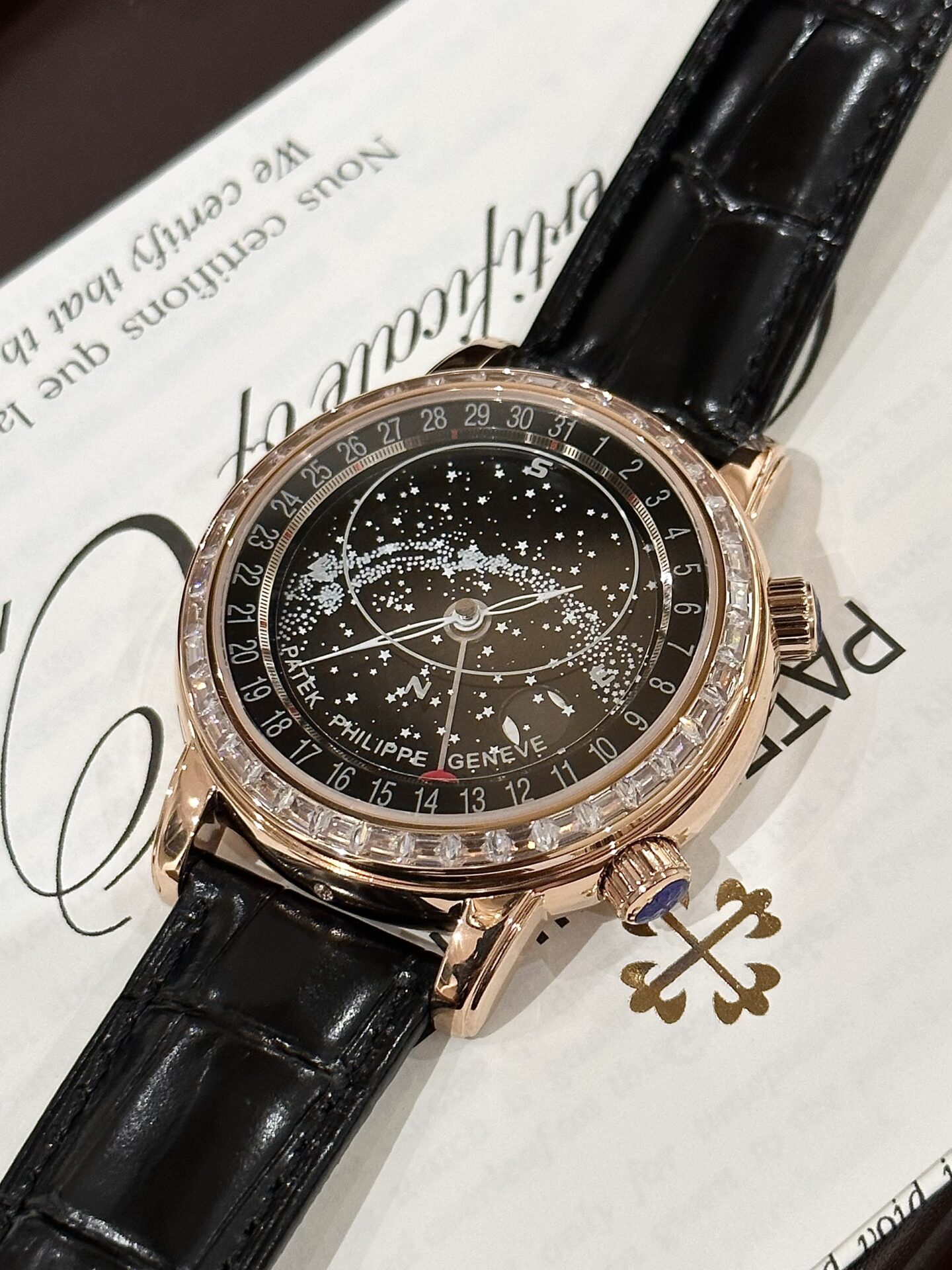 Patek Philippe Grand Complications 6104R Replica Watch Rose Gold 44mm - Top club