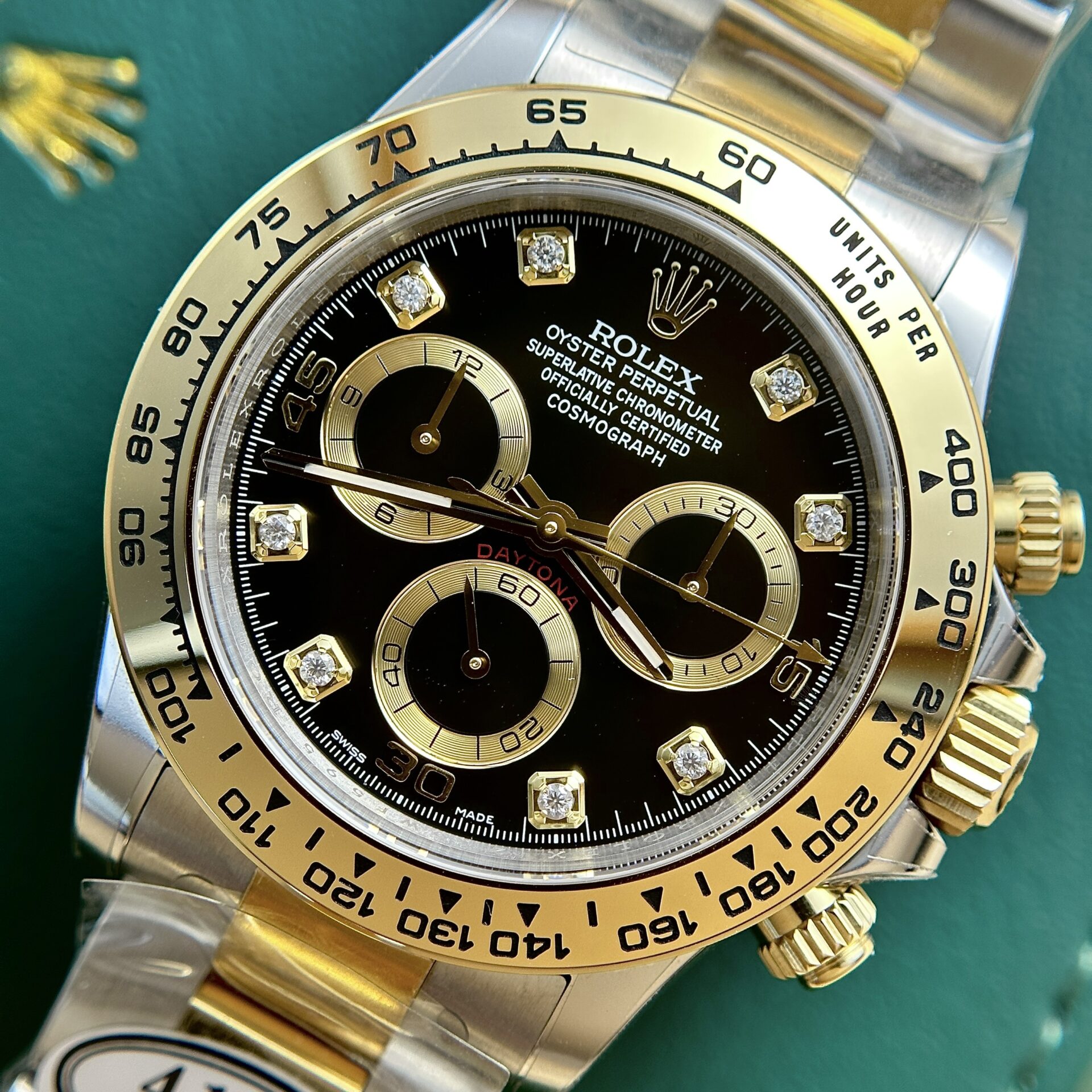 Rolex Replica 1:1 Watch Daytona 126508 Black Dial Demi Strap Factory Clean 40mm - Top club