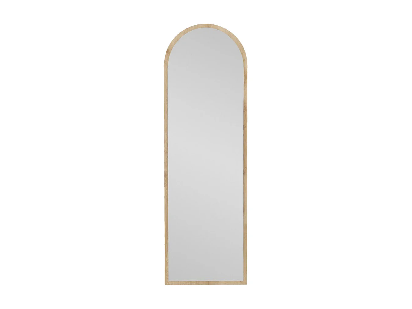 Emri - Miroir sur pieds en bois 50x160cm - Bois clair