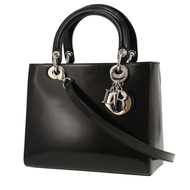 Dior Lady Dior medium model handbag in black
