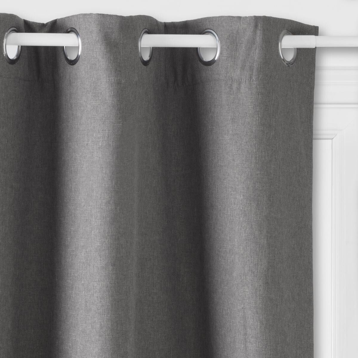 Insulated curtain "Tim" Grey, 140x260 cm