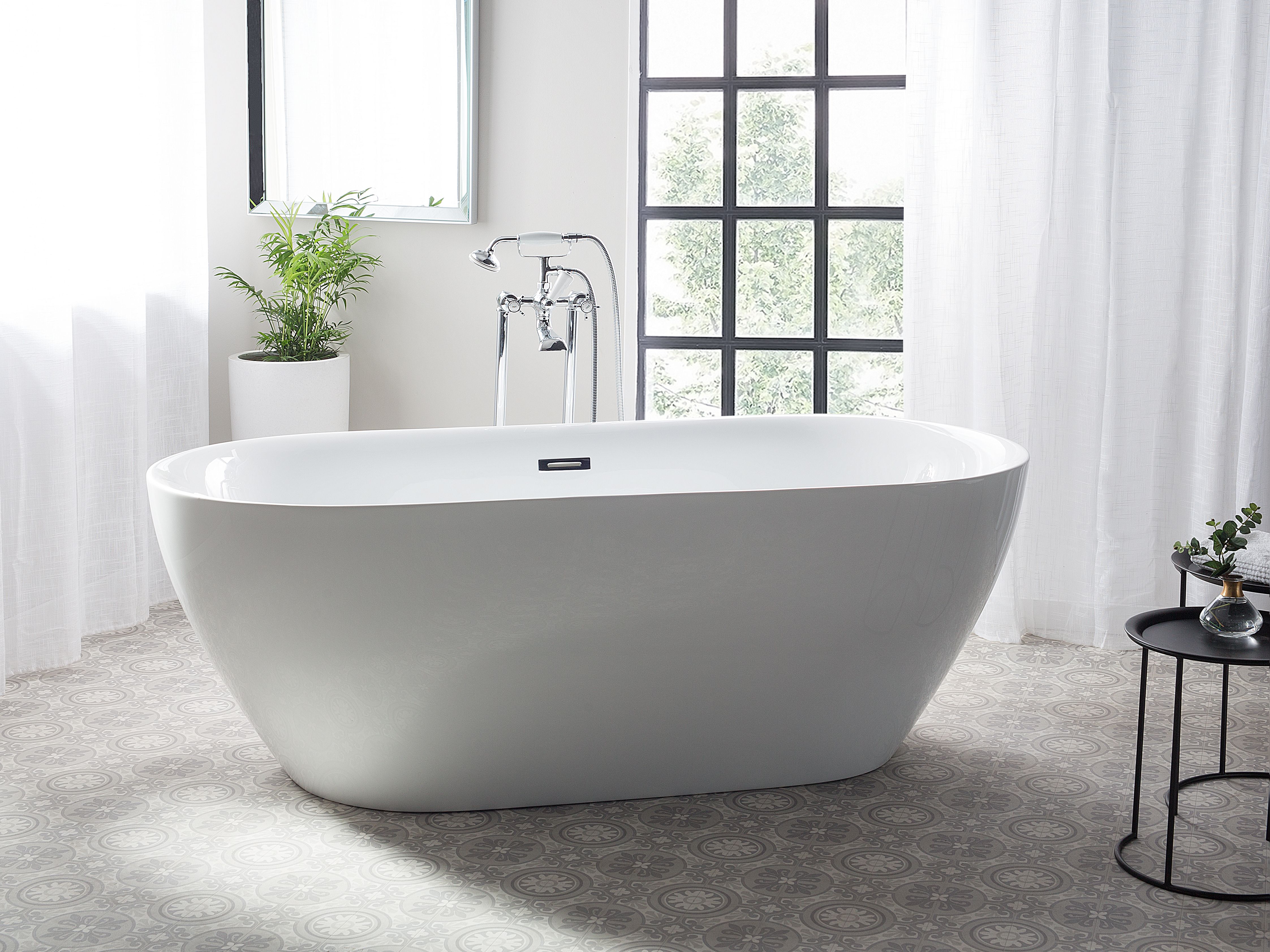 Freestanding Bathtub CARRERA 1800 x 800 mm White