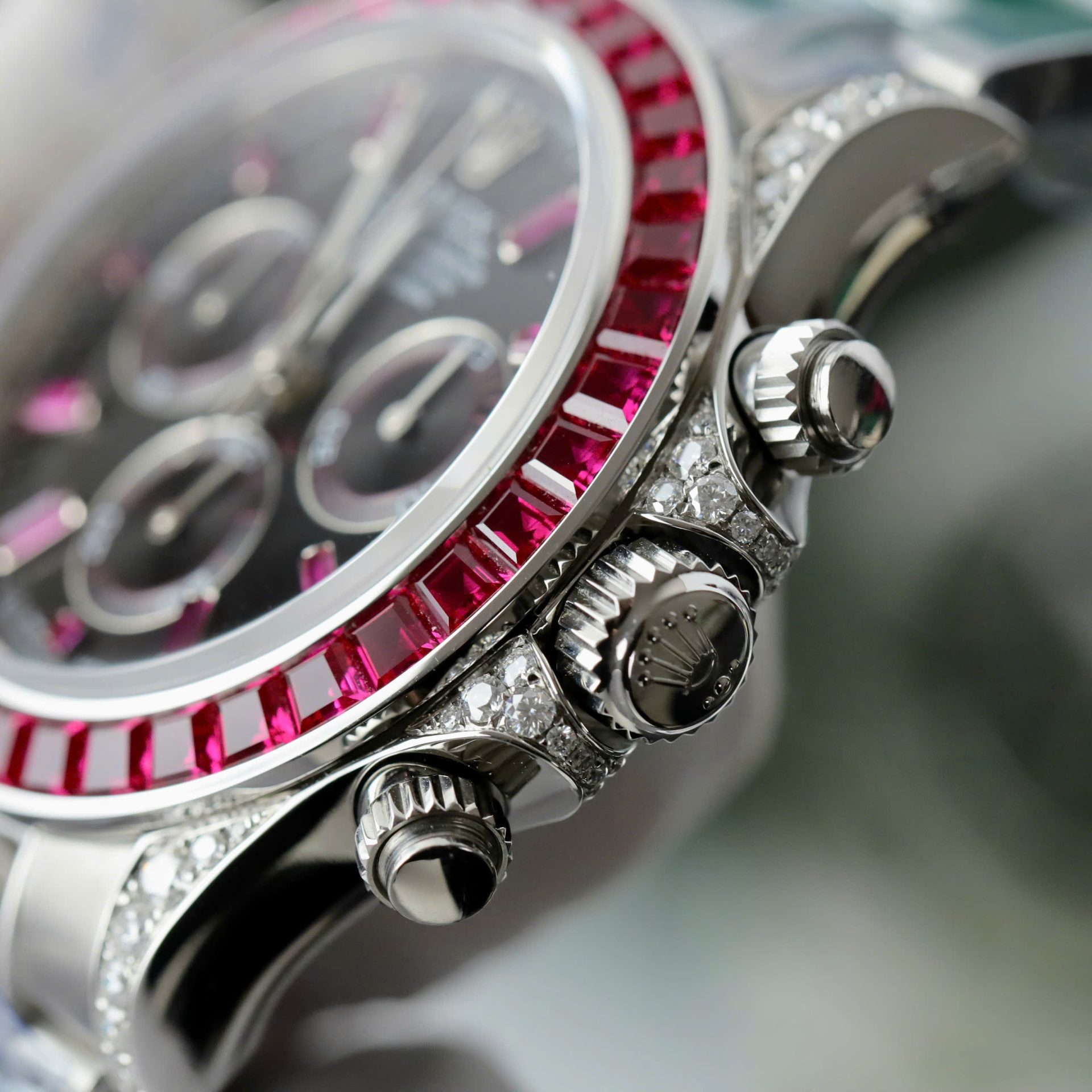 Rolex Best Replica Watch Daytona 126599TRU Custom Ruby Red Baguette 40mm - Top club