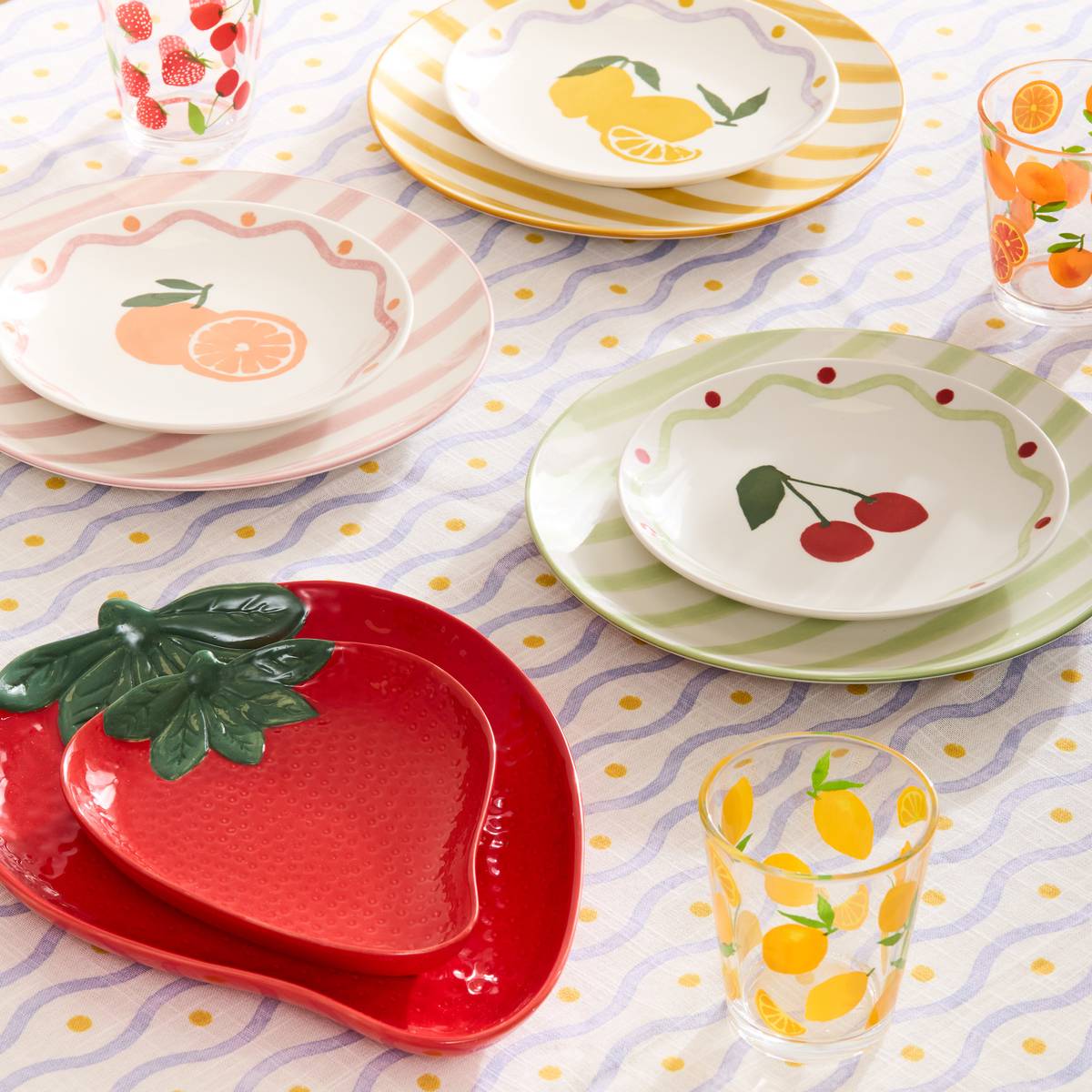 Aperitif Set "Fruity" Dolomite, 21x16 cm