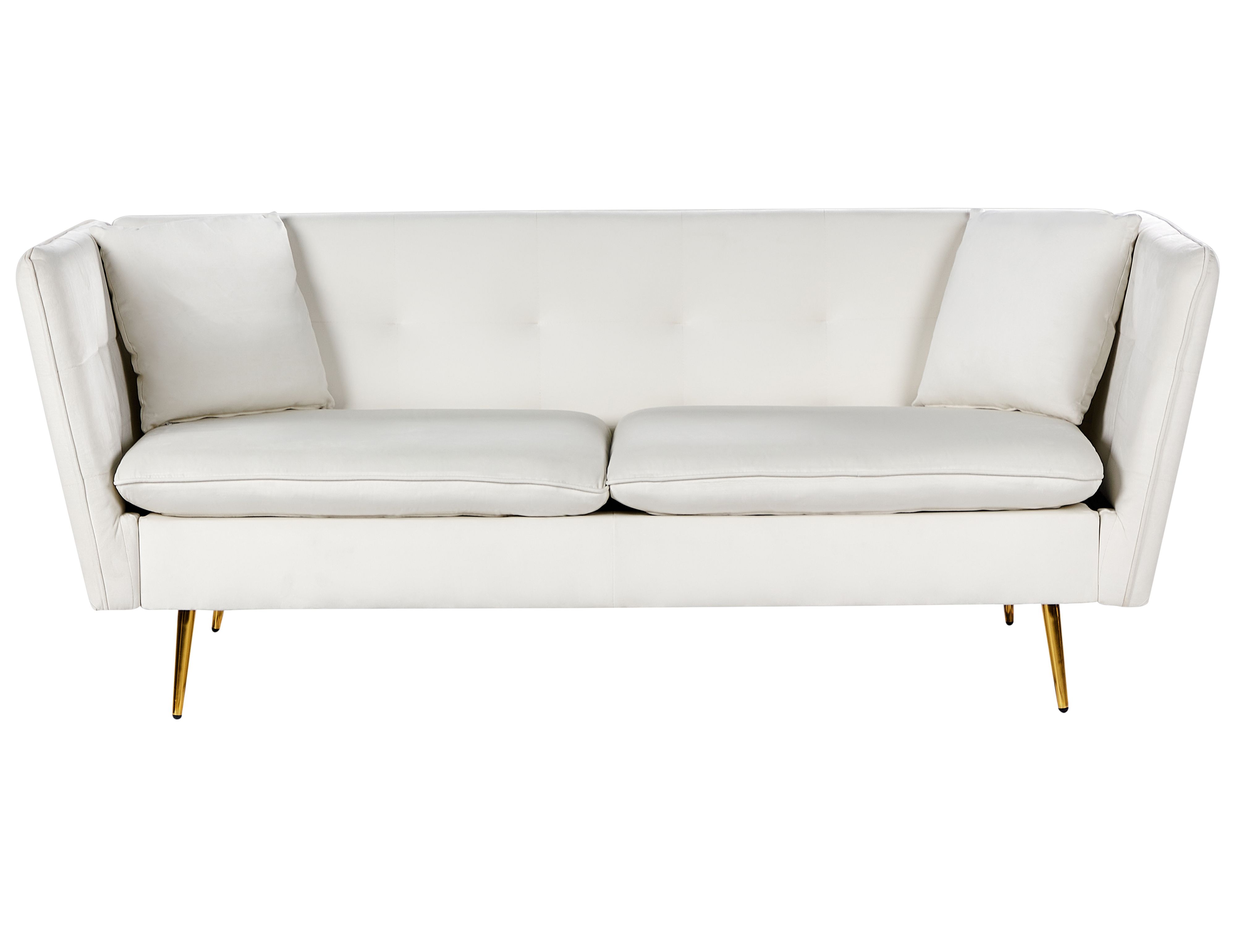 Sofa 3 Seater FREDERICA Velvet Off-White
